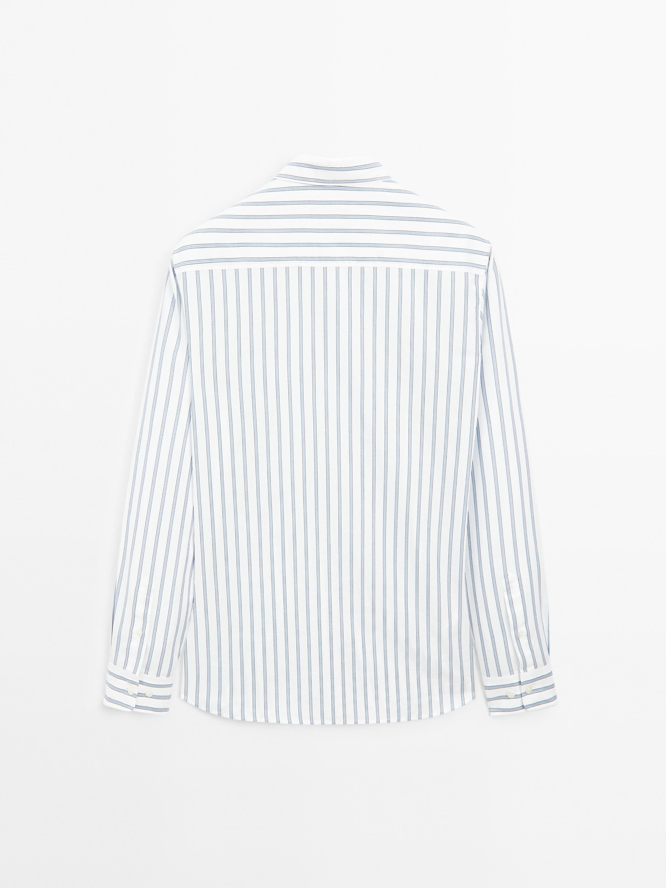 Slim fit 100% cotton shirt