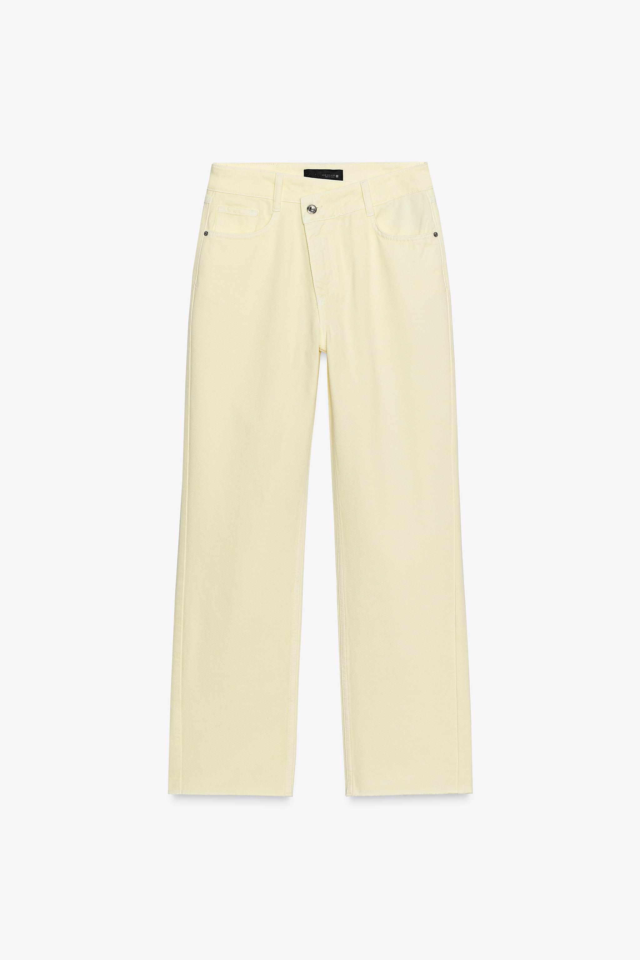 Z.09 STRAIGHT ANKLE HIGH WAIST CROSSOVER WAIST JEANS