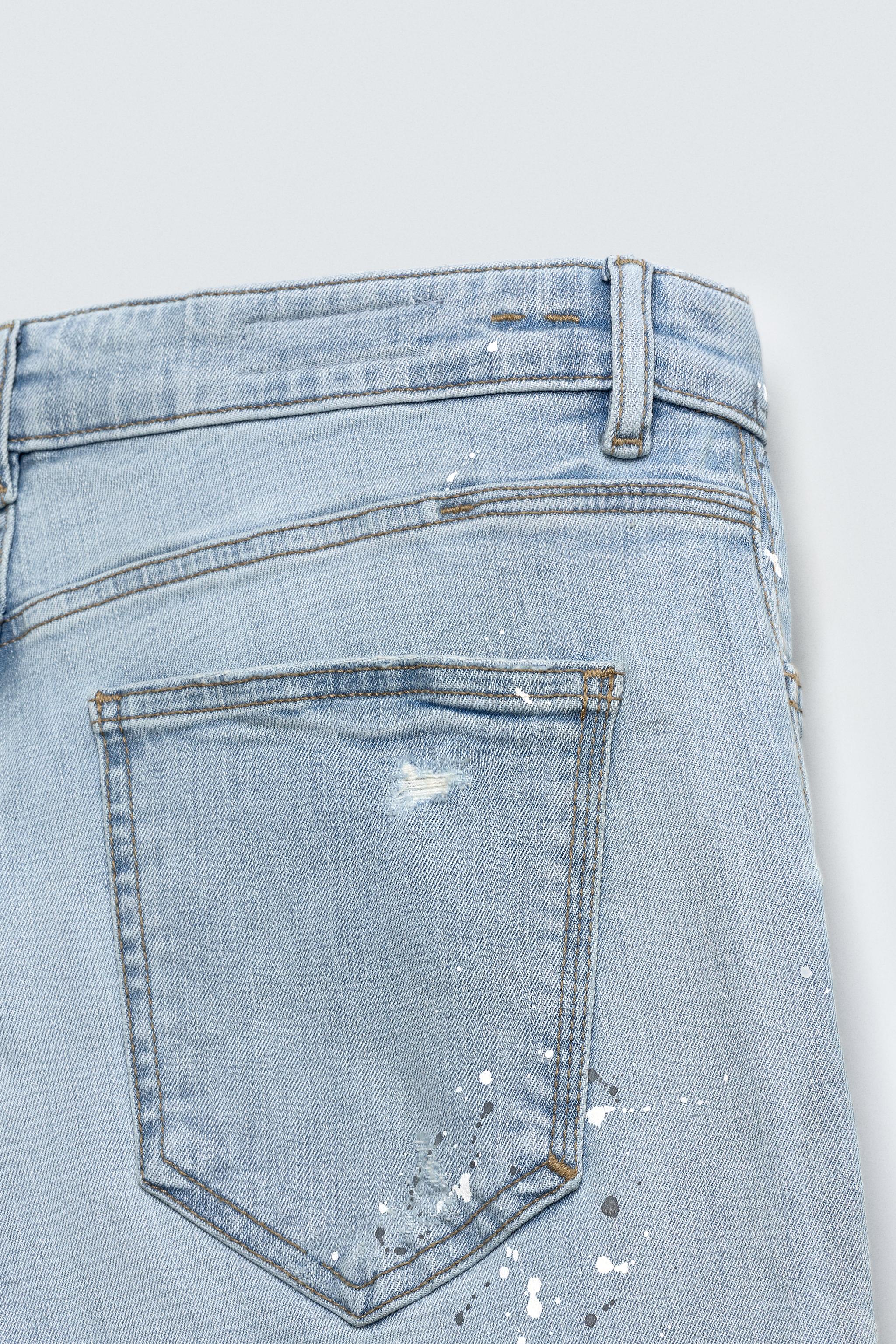 RIPPED SKINNY FIT JEANS