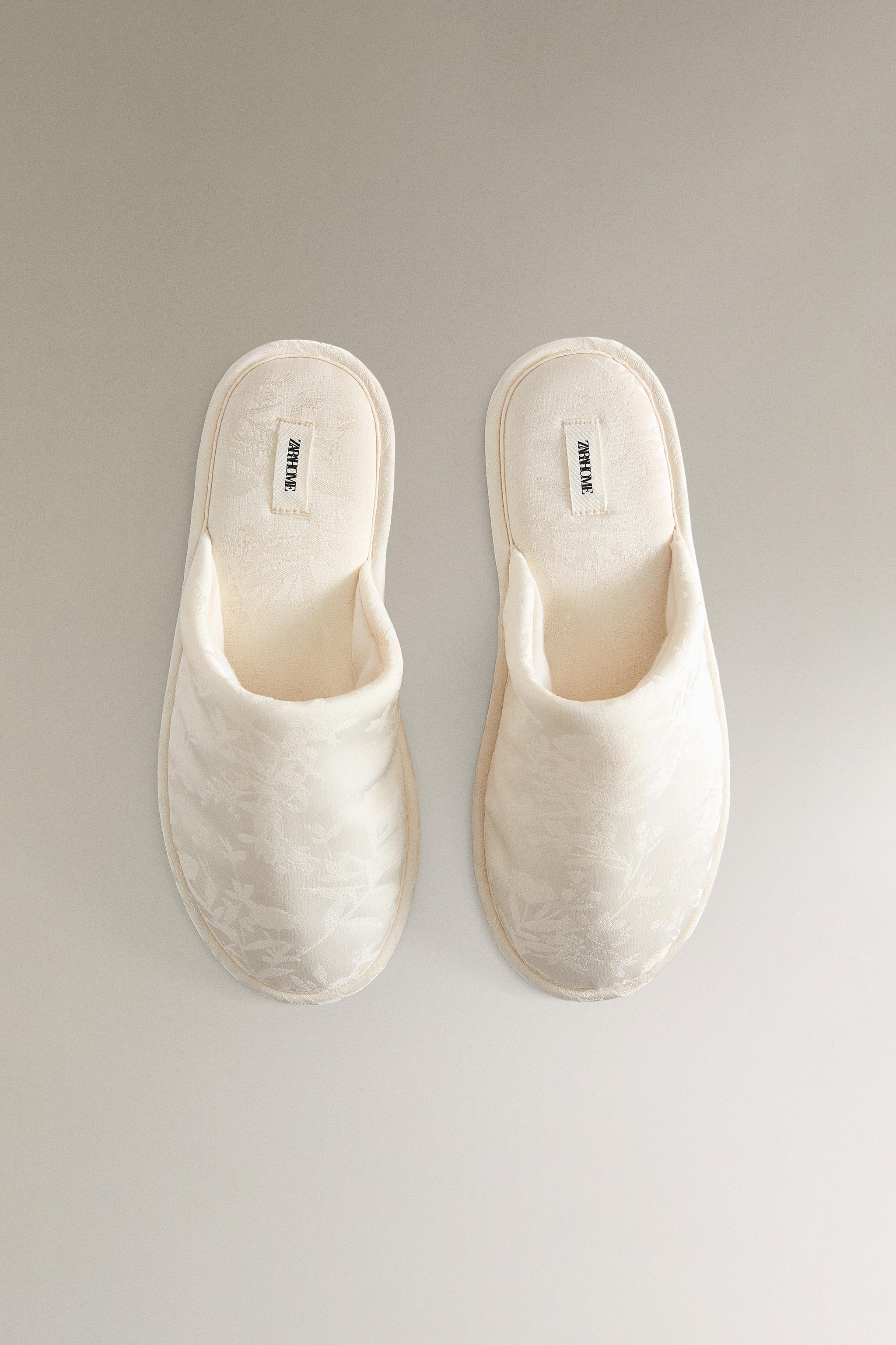 JACQUARD MULE SLIPPERS