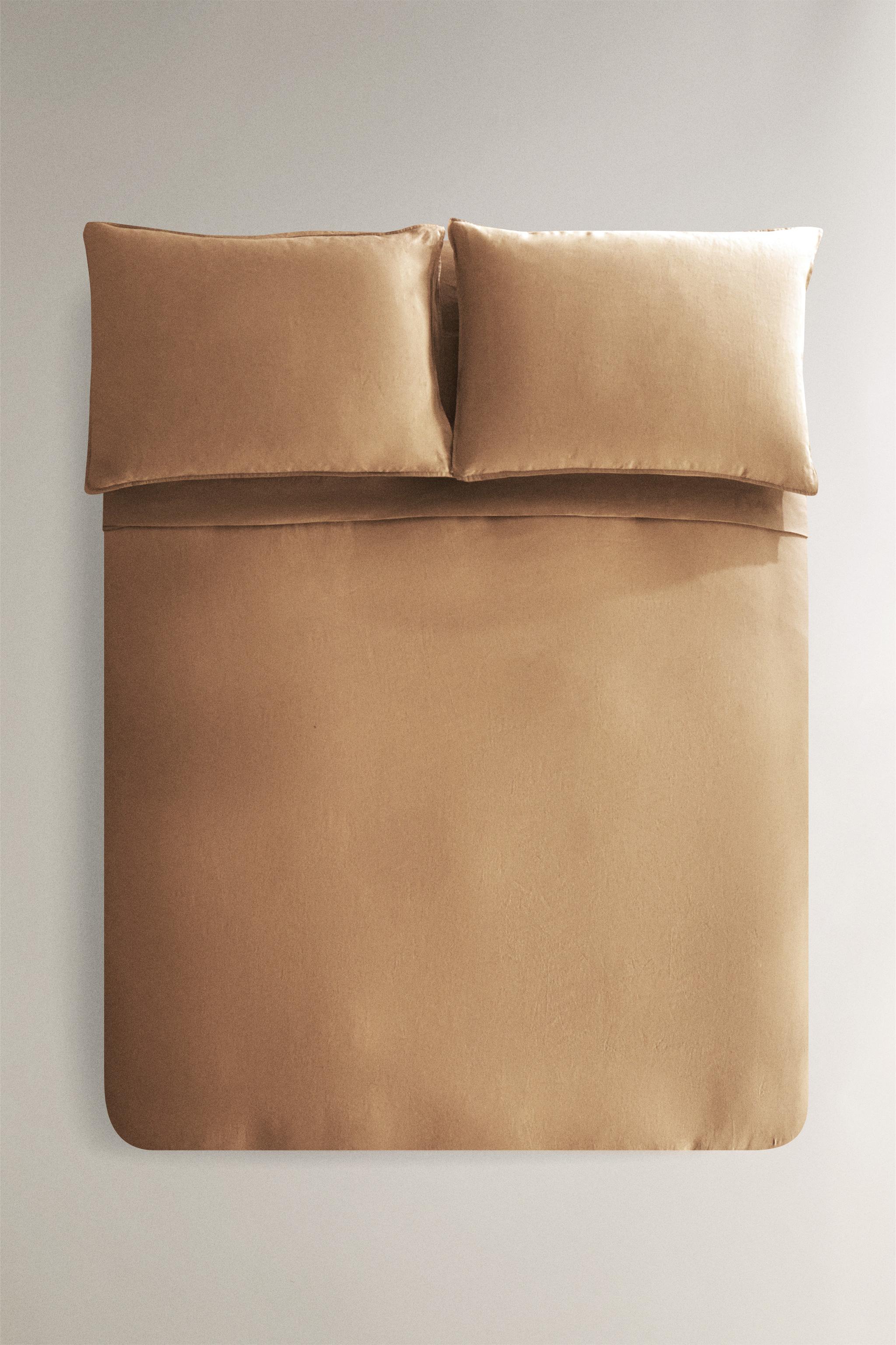 WASHED LINEN DUVET COVER (140 GXM²)