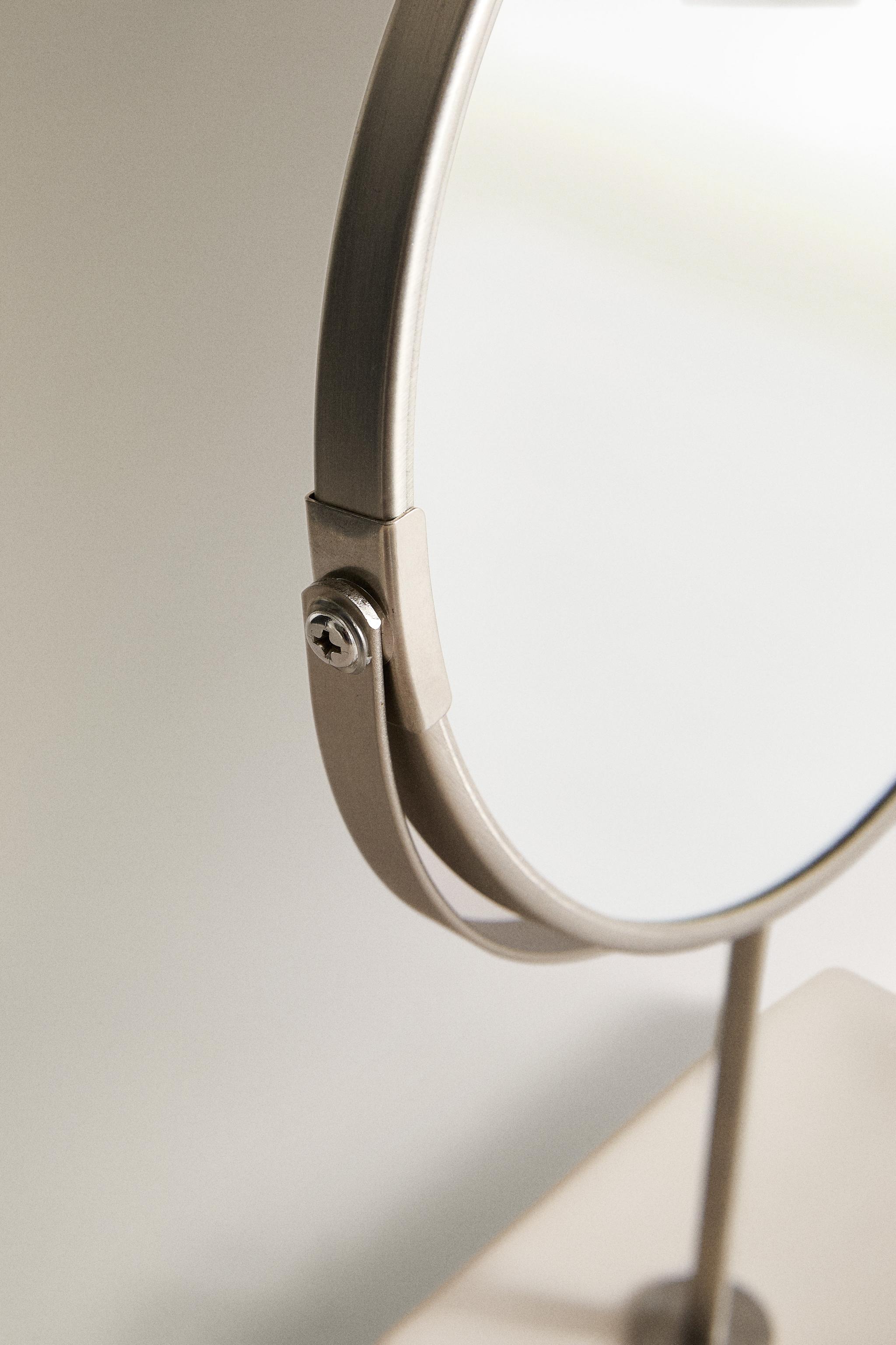 WHITE MARBLE VANITY MIRROR