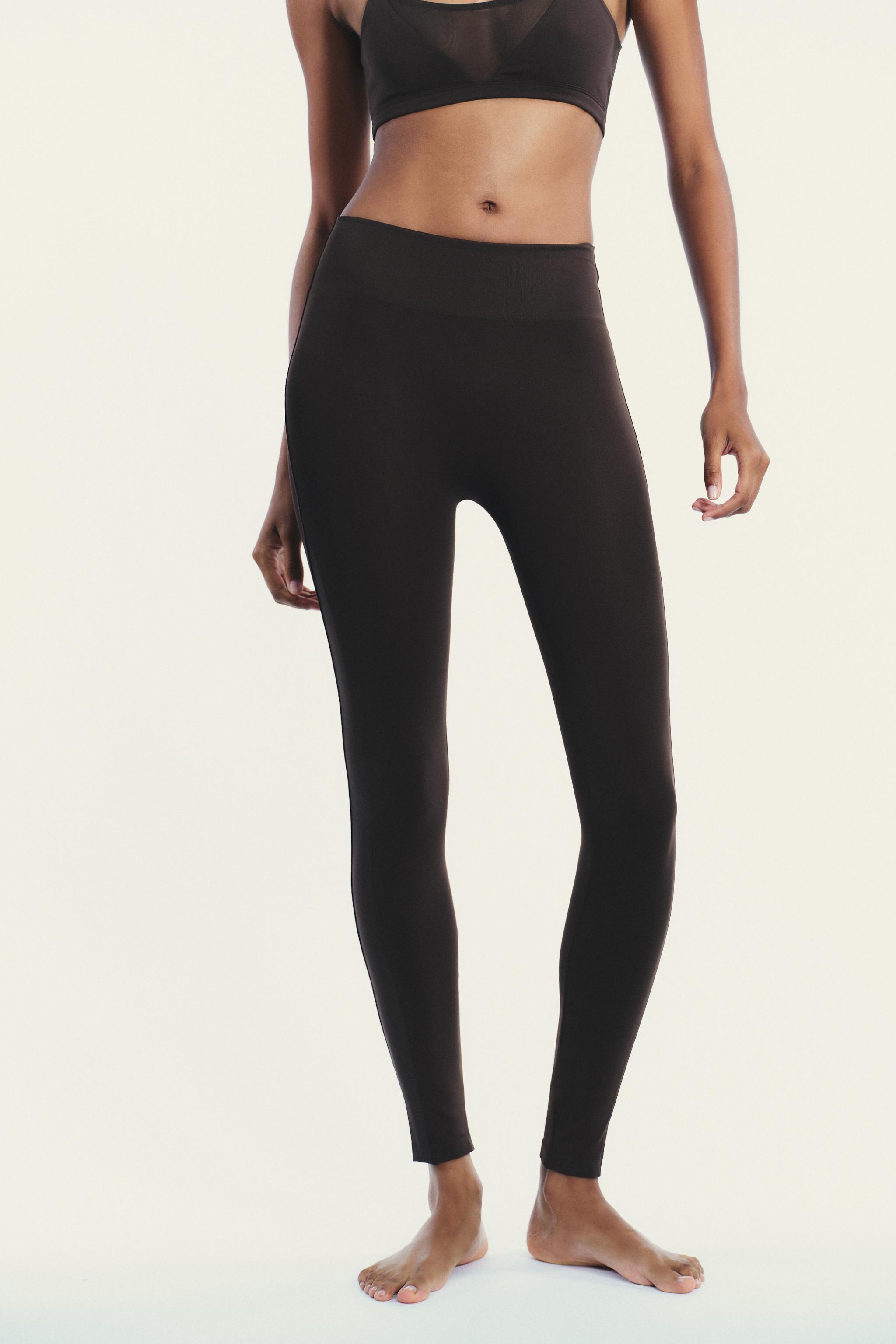 SEAMLESS TULLE COMBO LEGGINGS