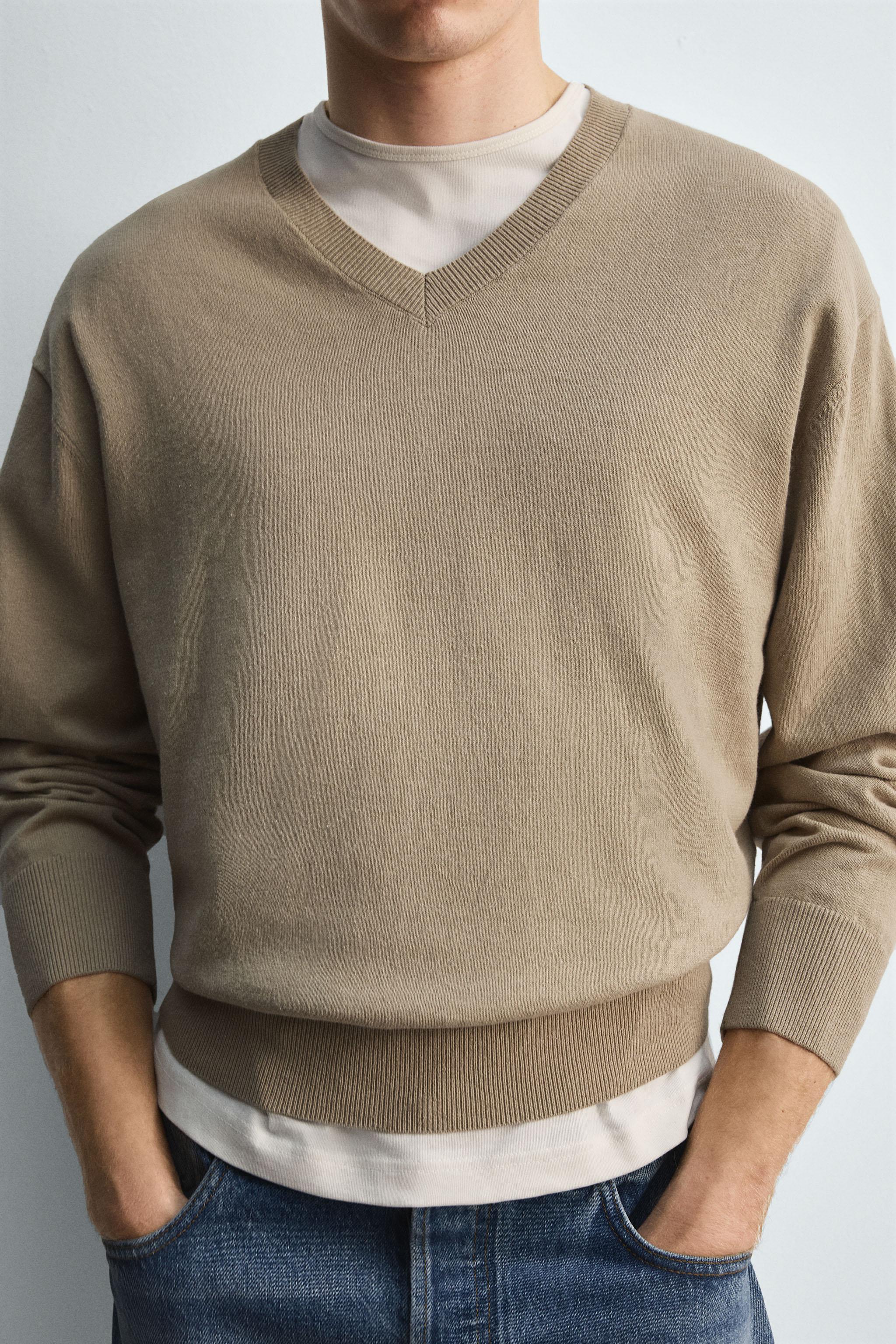COTTON-RAMIE SWEATER
