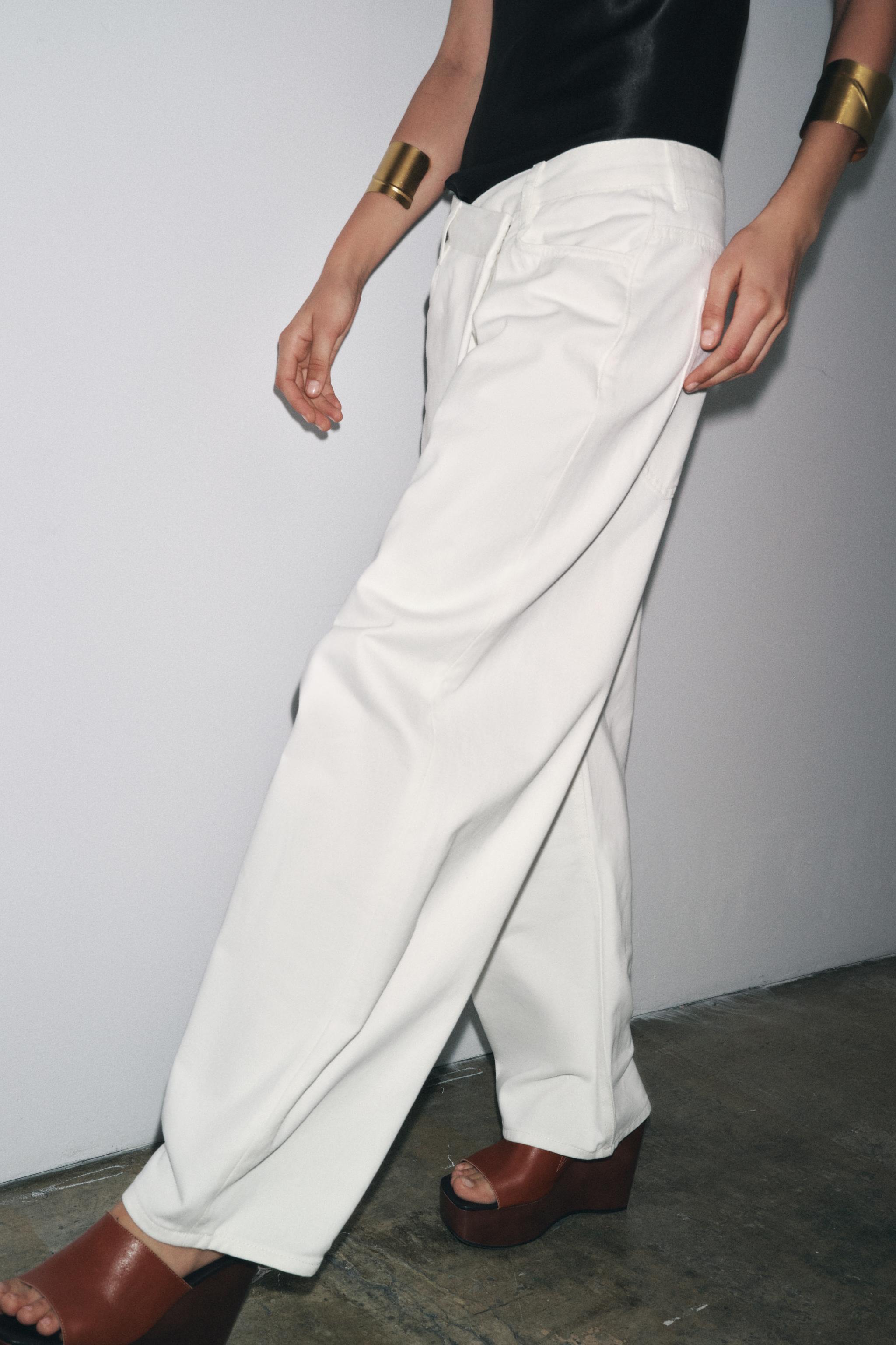 ZW COLLECTION PLEATED COTTON PANTS