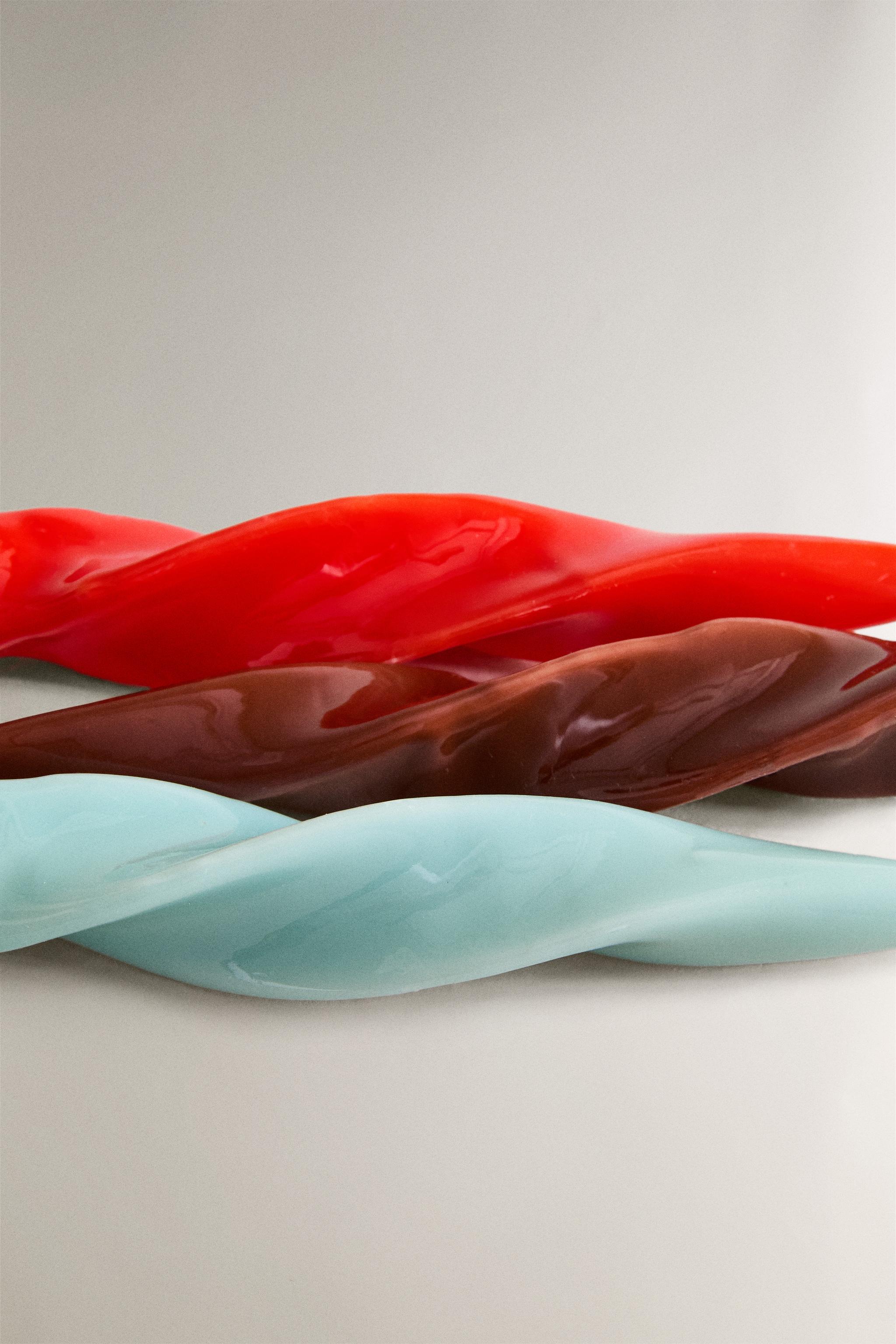 SET OF SPIRAL CANDLES (SET OF 3) X COLLAGERIE