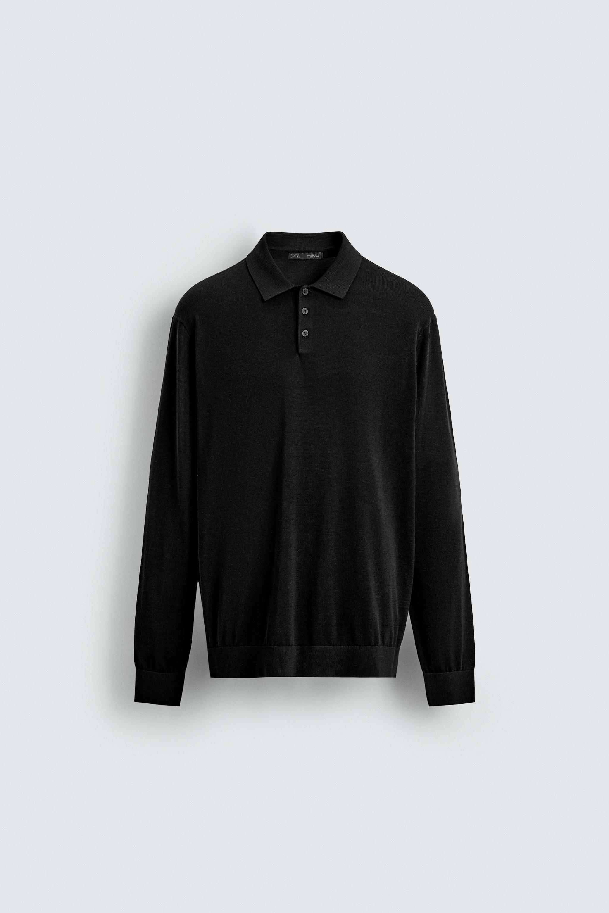 COTTON SILK KNIT POLO