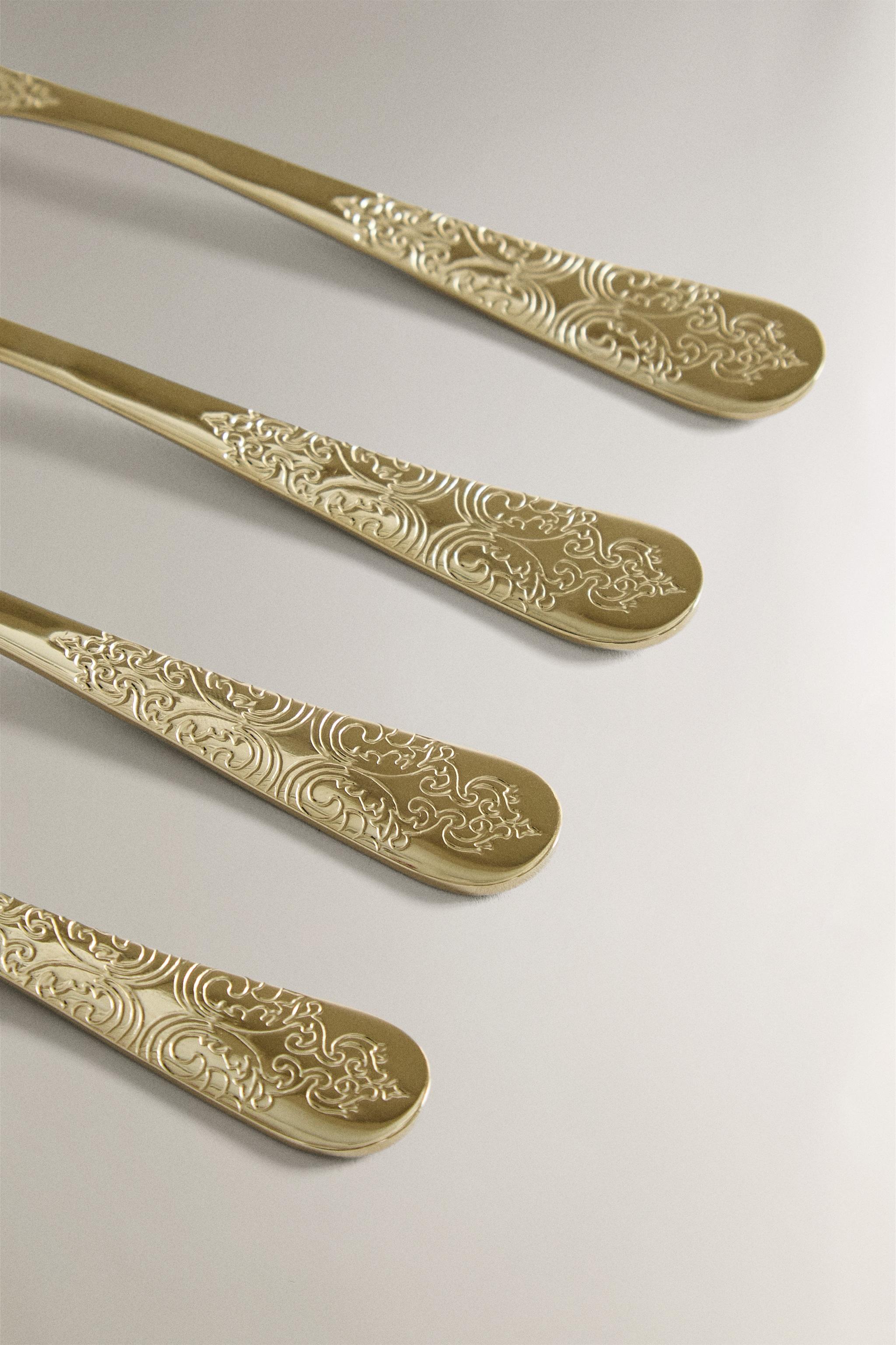 SET OF ENGRAVED FORKS (SET OF 4)