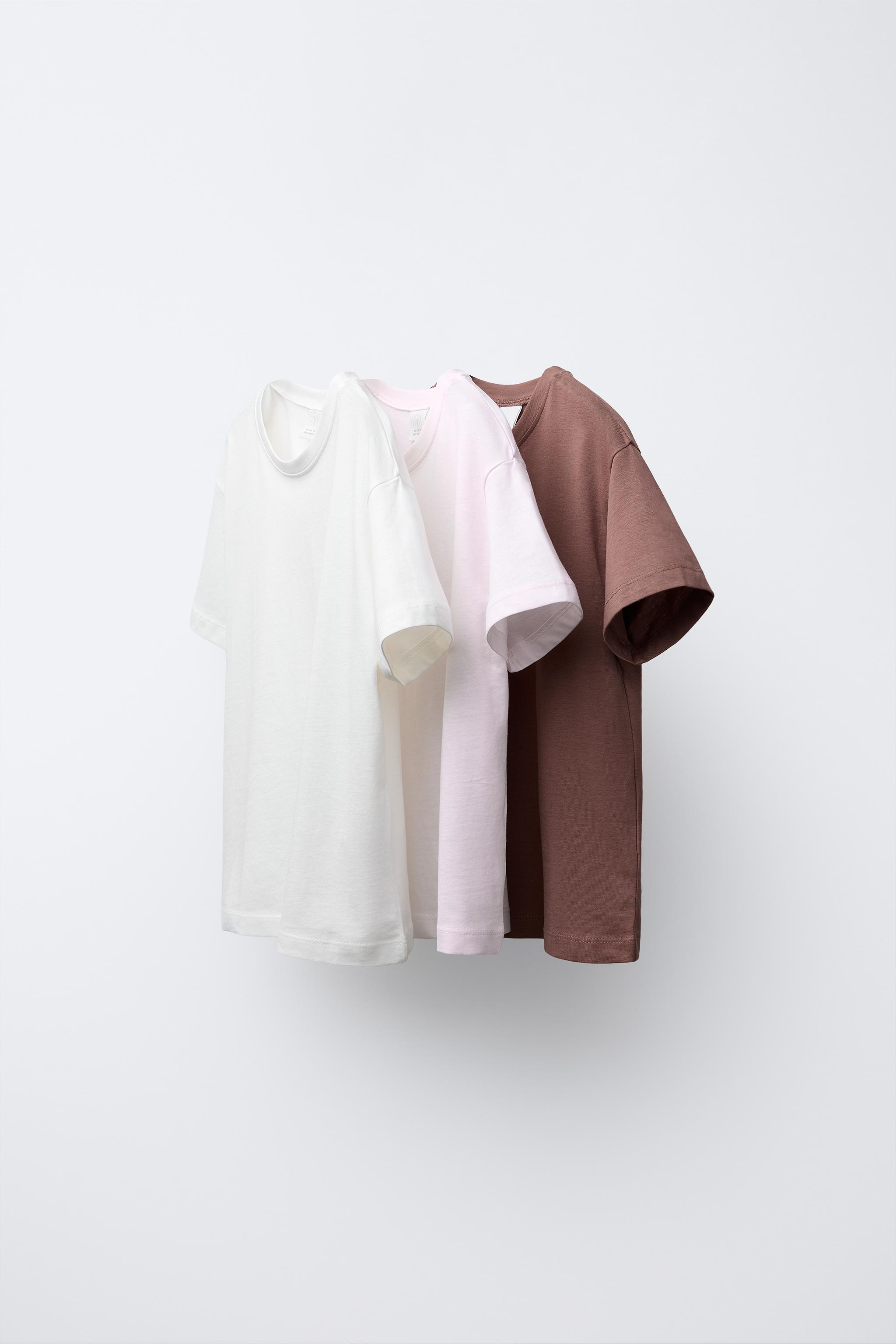 THREE-PACK OF PLAIN T-SHIRTS