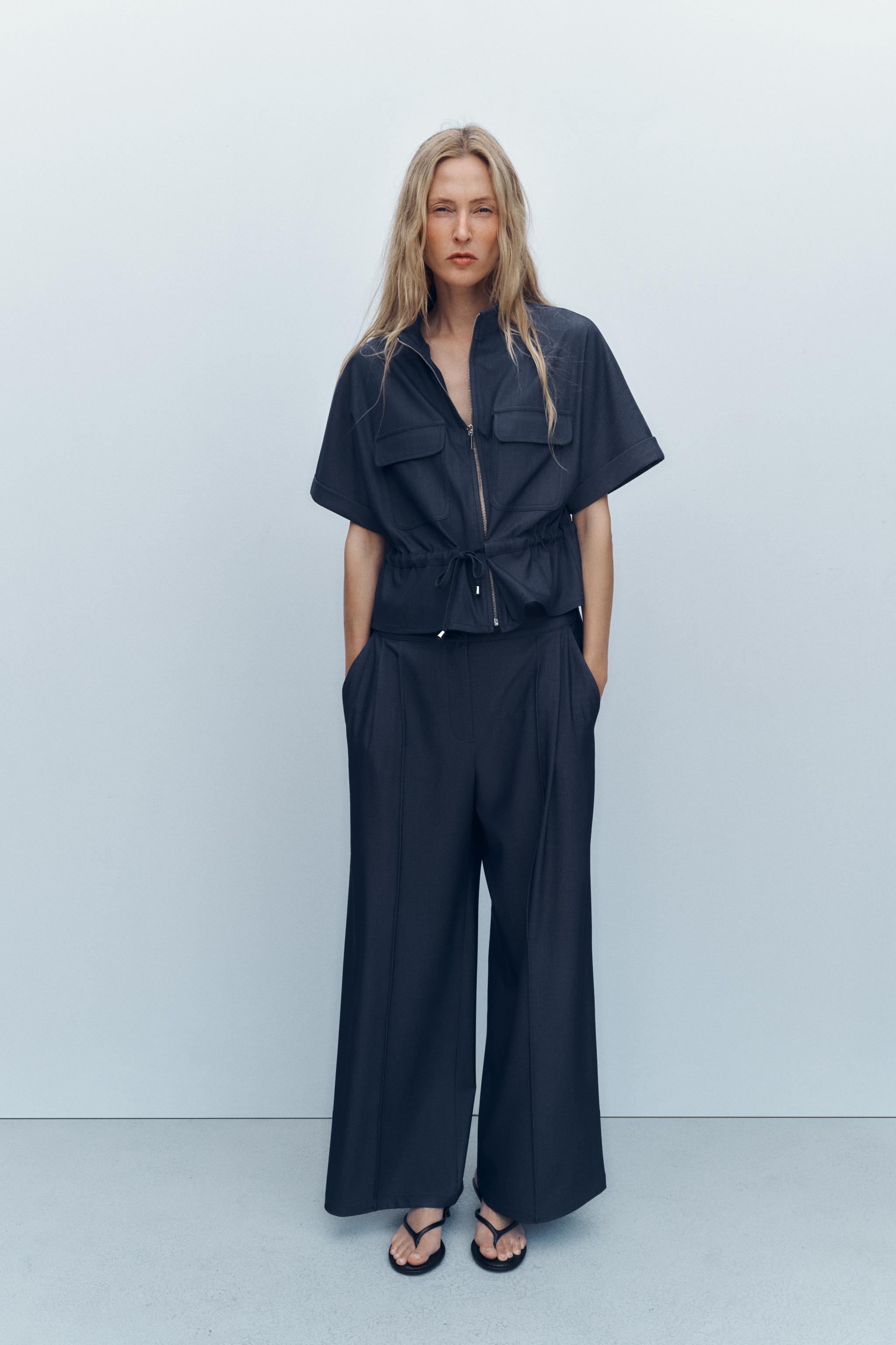 DRAWSTRING SAFARI SHIRT