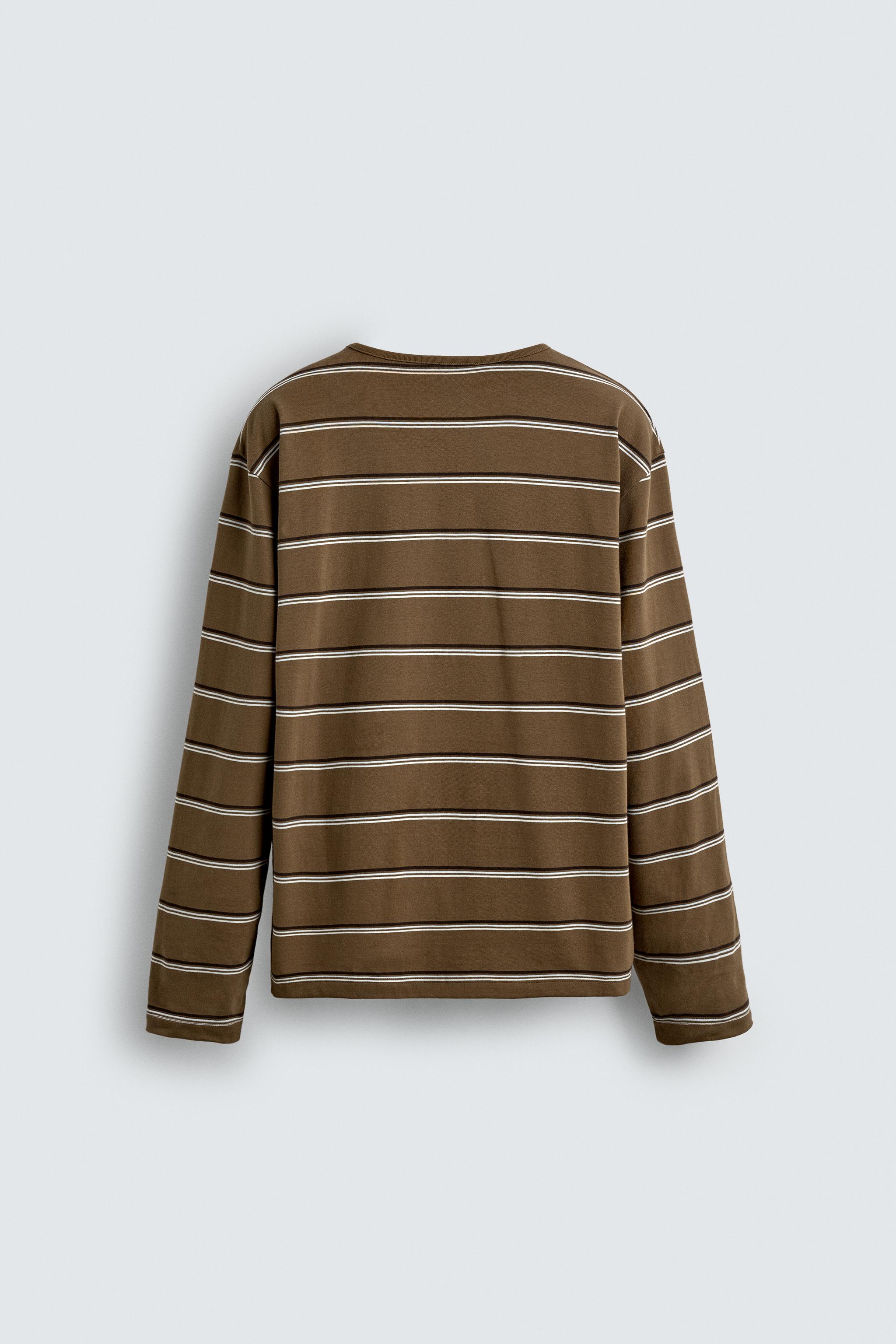 STRIPED JACQUARD T-SHIRT