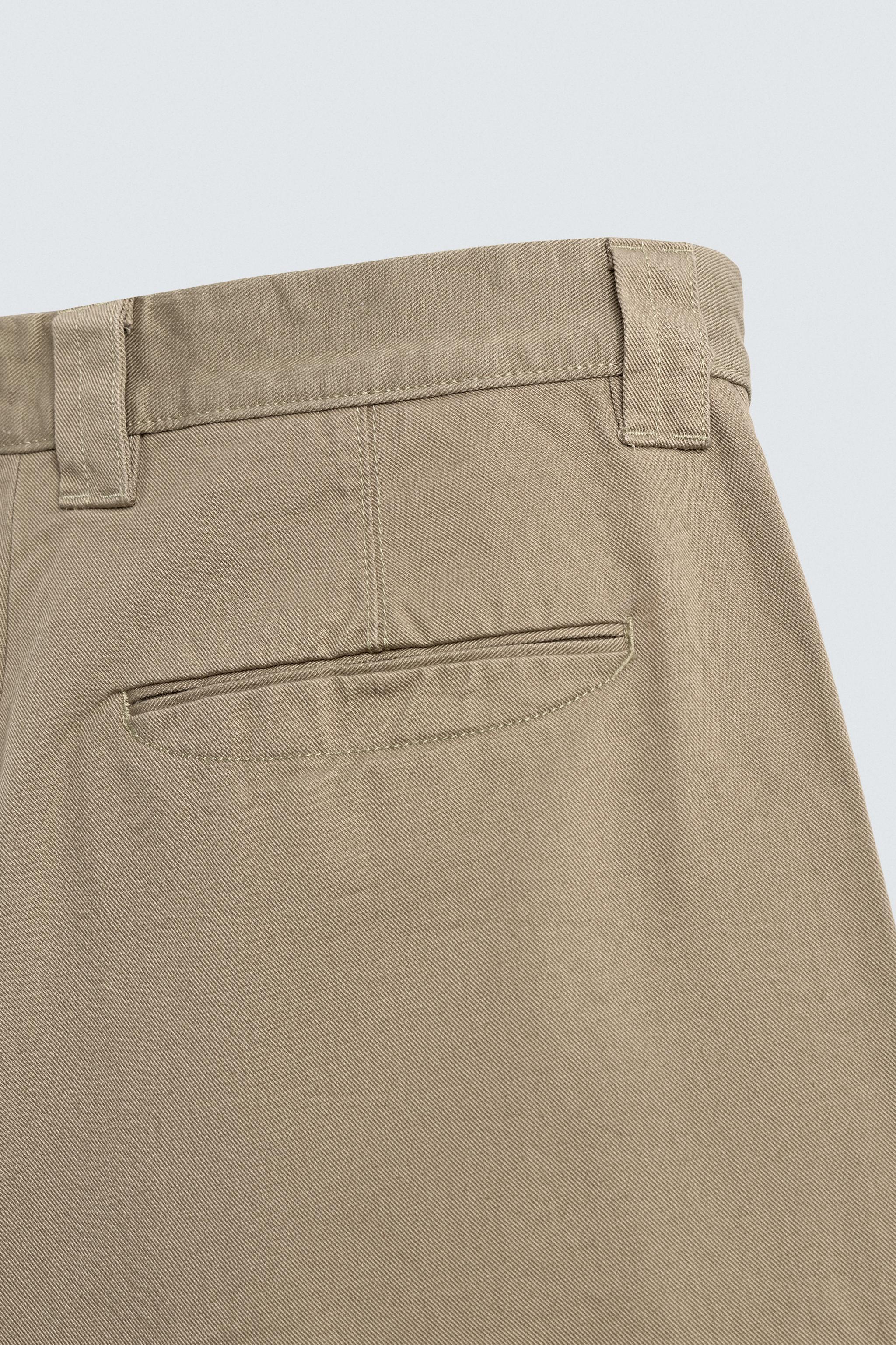 WIDE BAGGY FIT CHINO PANTS