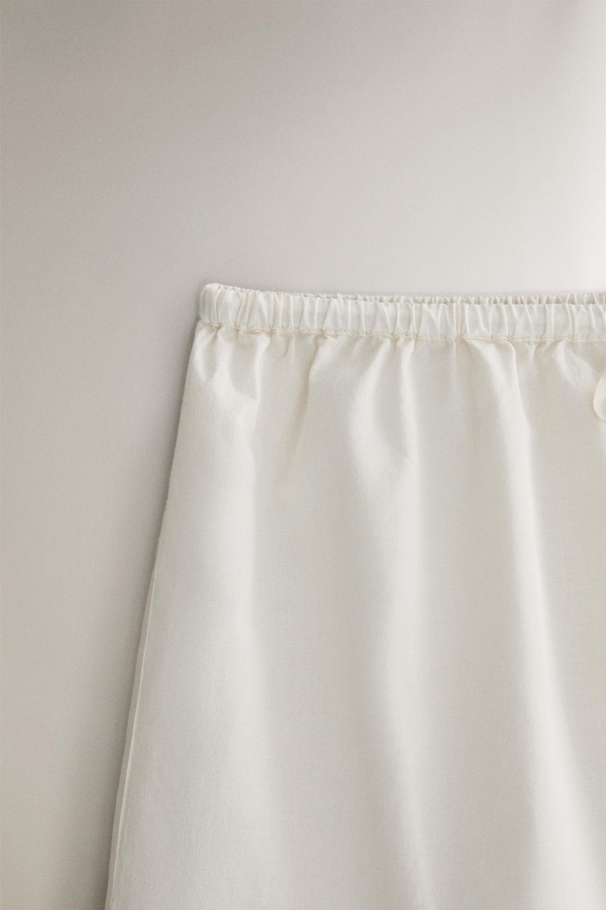 EMBROIDERED COTTON SHORTS