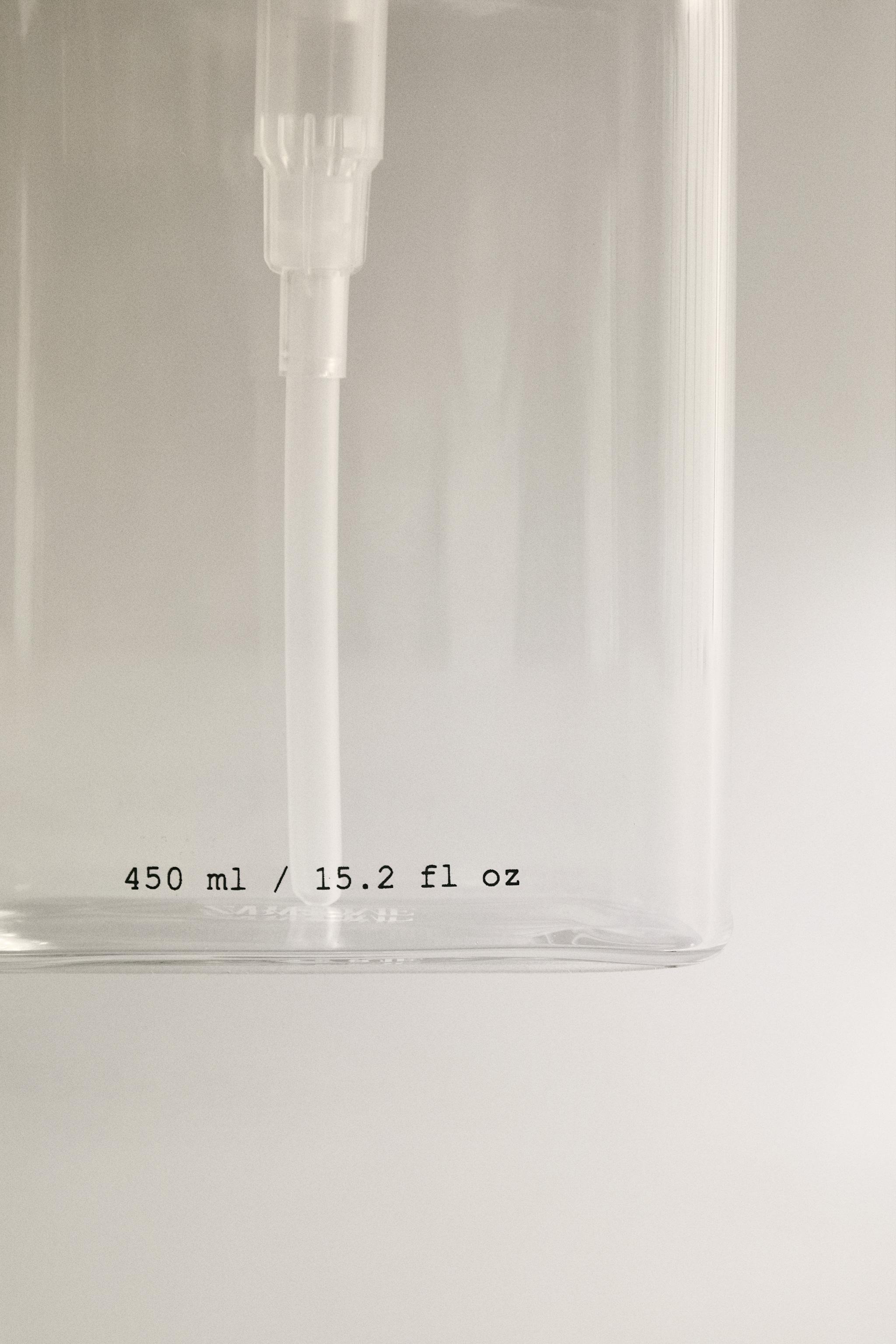 BOROSILICATE GLASS SOAP DISPENSER WITH LETTERS