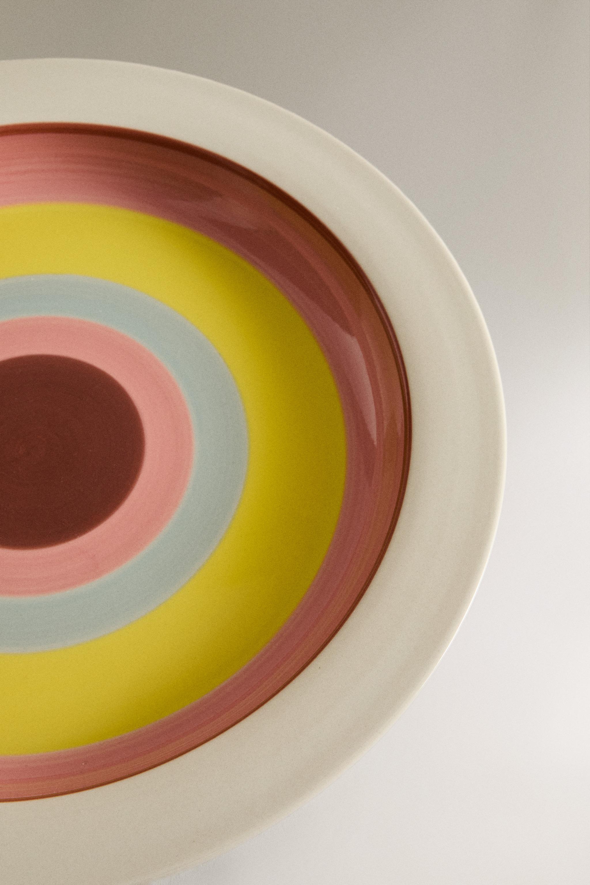 CERAMIC SERVING DISH CIRCLES X COLLAGERIE