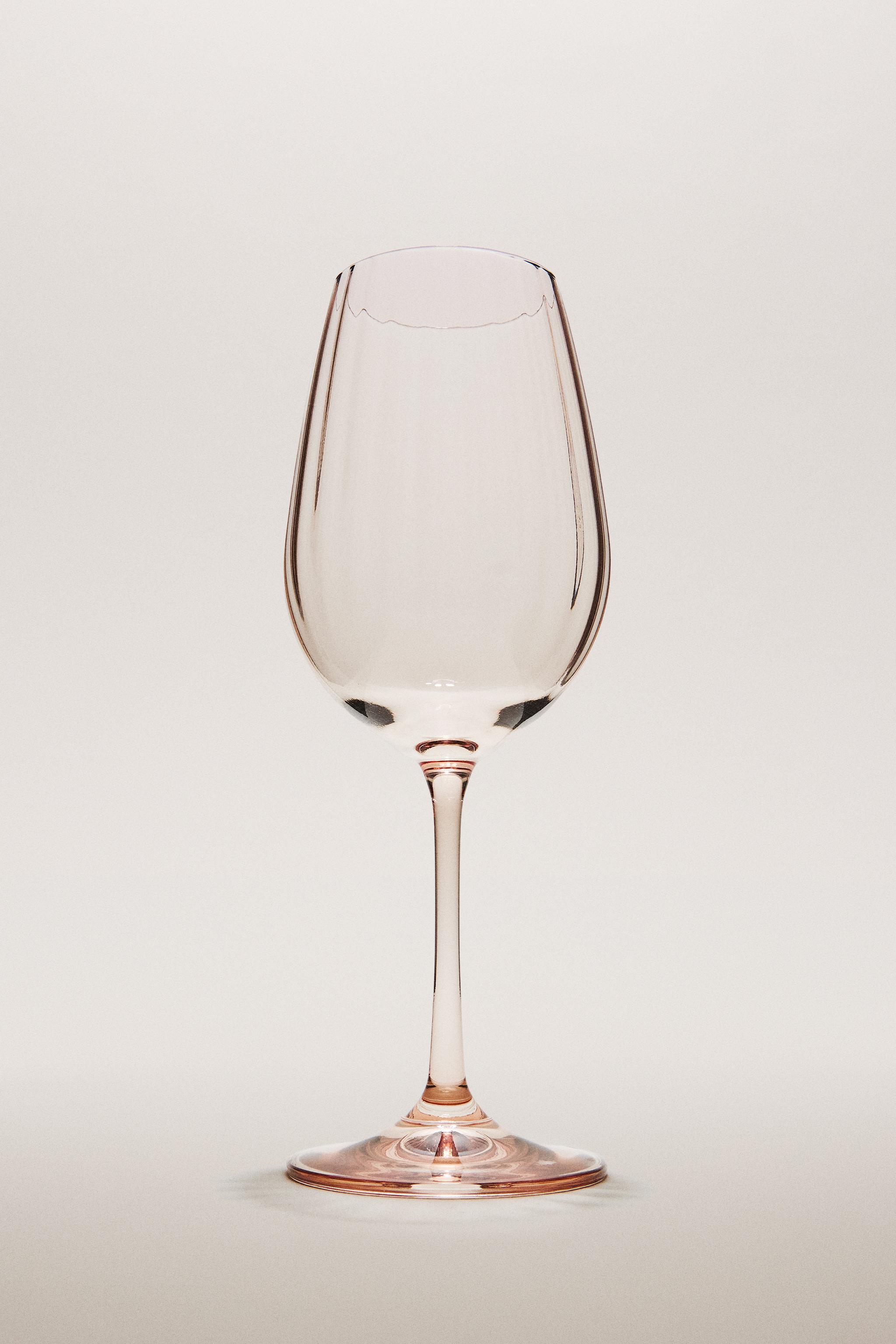 OPTICAL-DESIGN CRYSTALLINE WINE GLASS