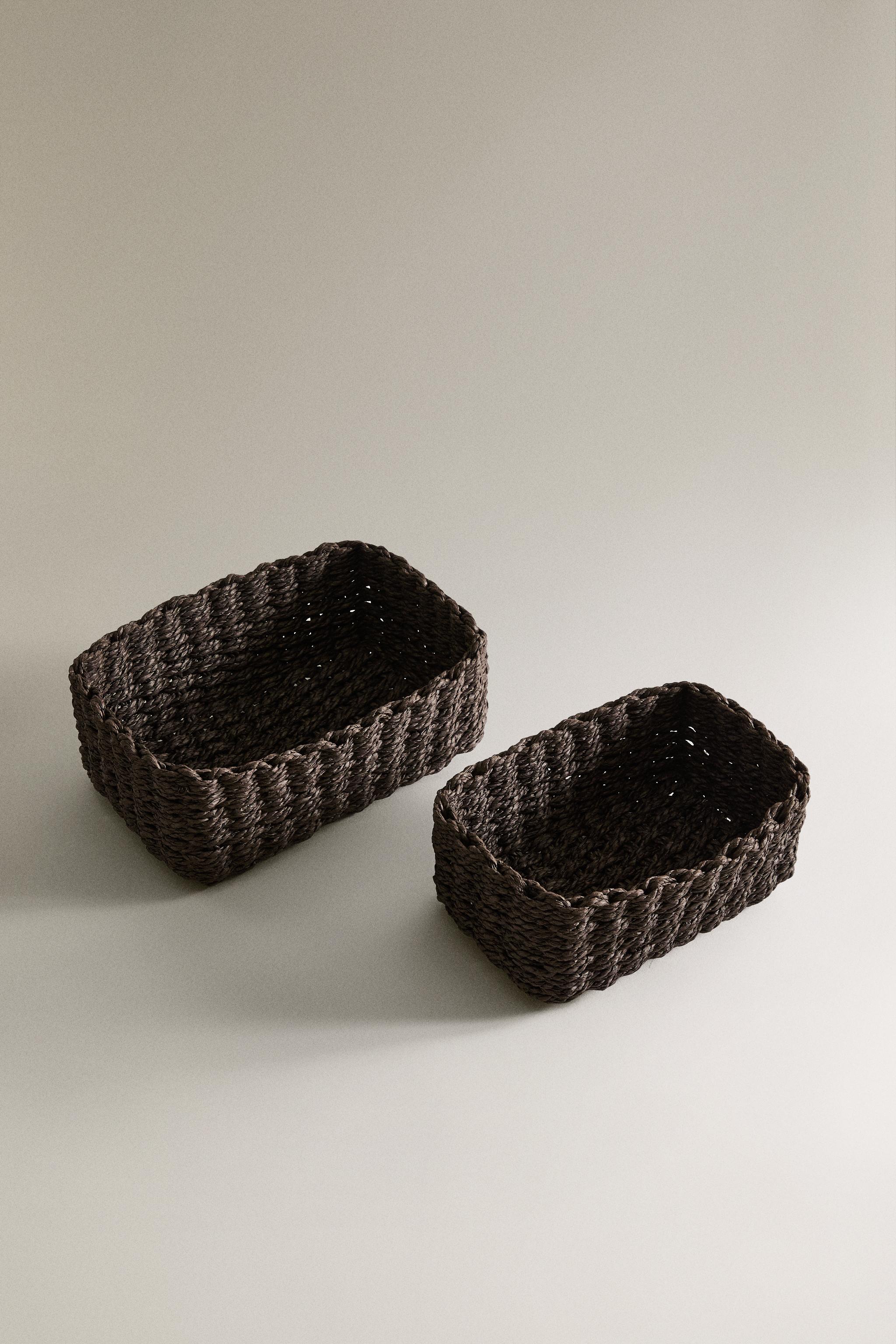WOVEN PAPER BASKET