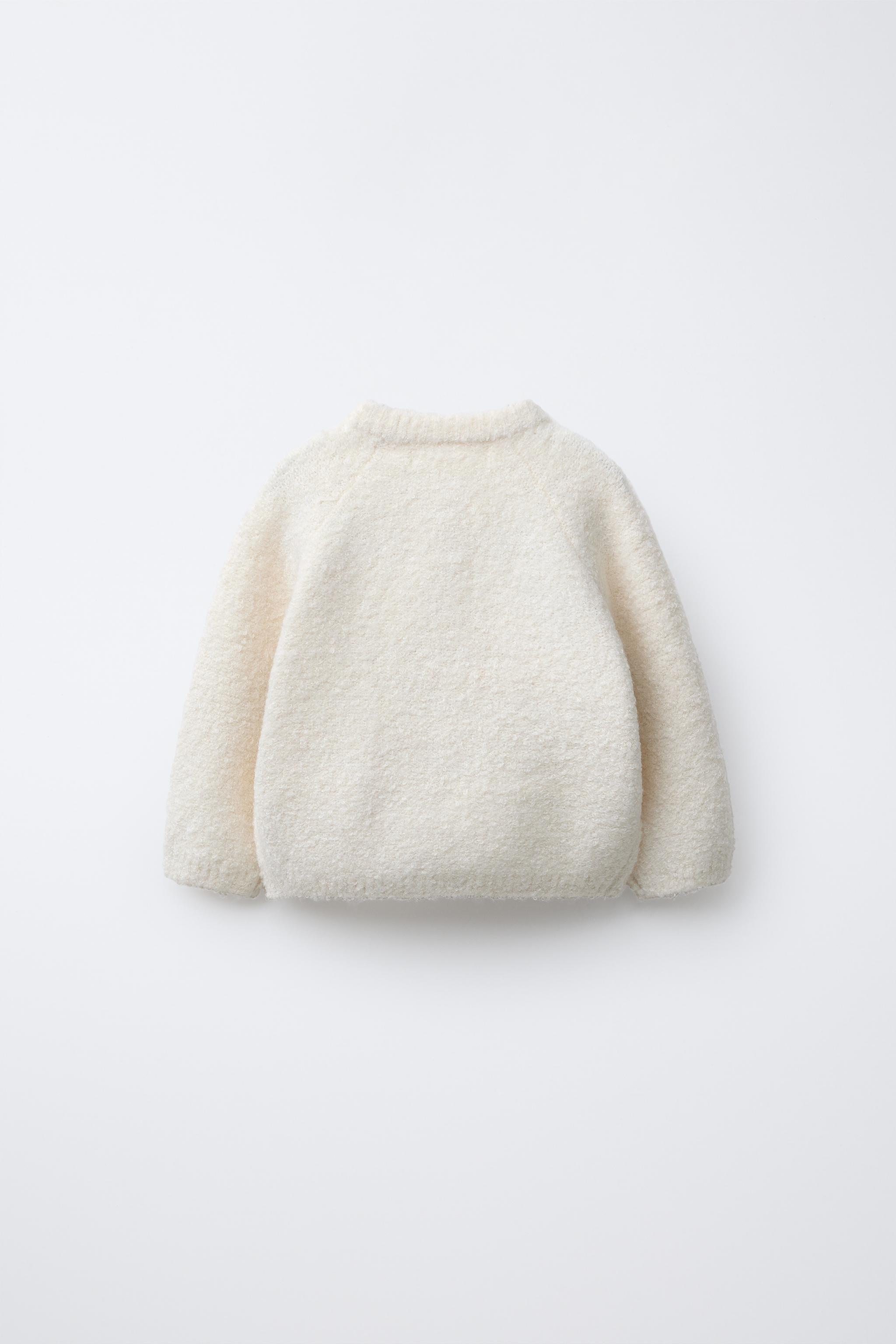 BOUCLÉ FLORAL CARDIGAN