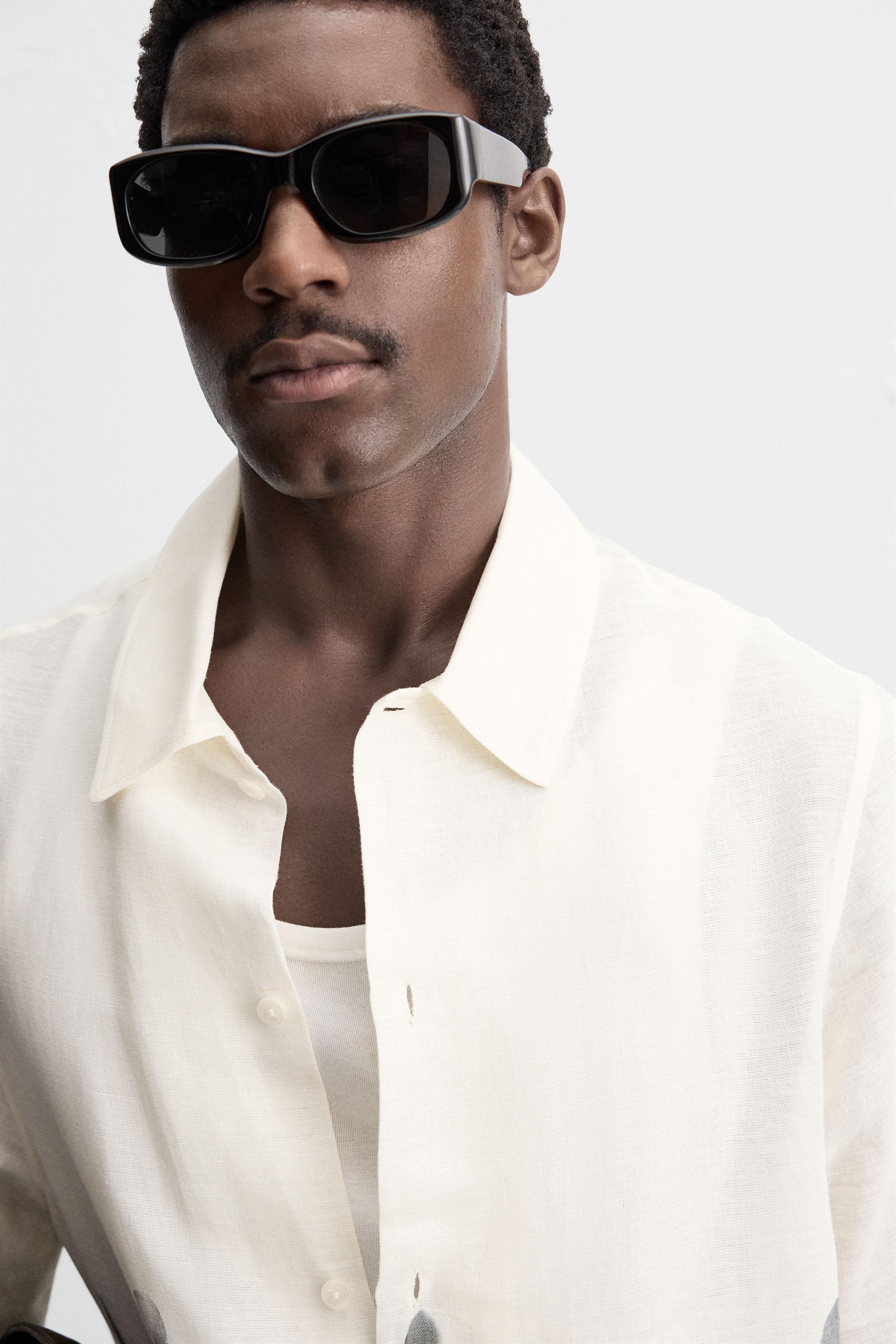 LINEN - VISCOSE CACTUS SHIRT