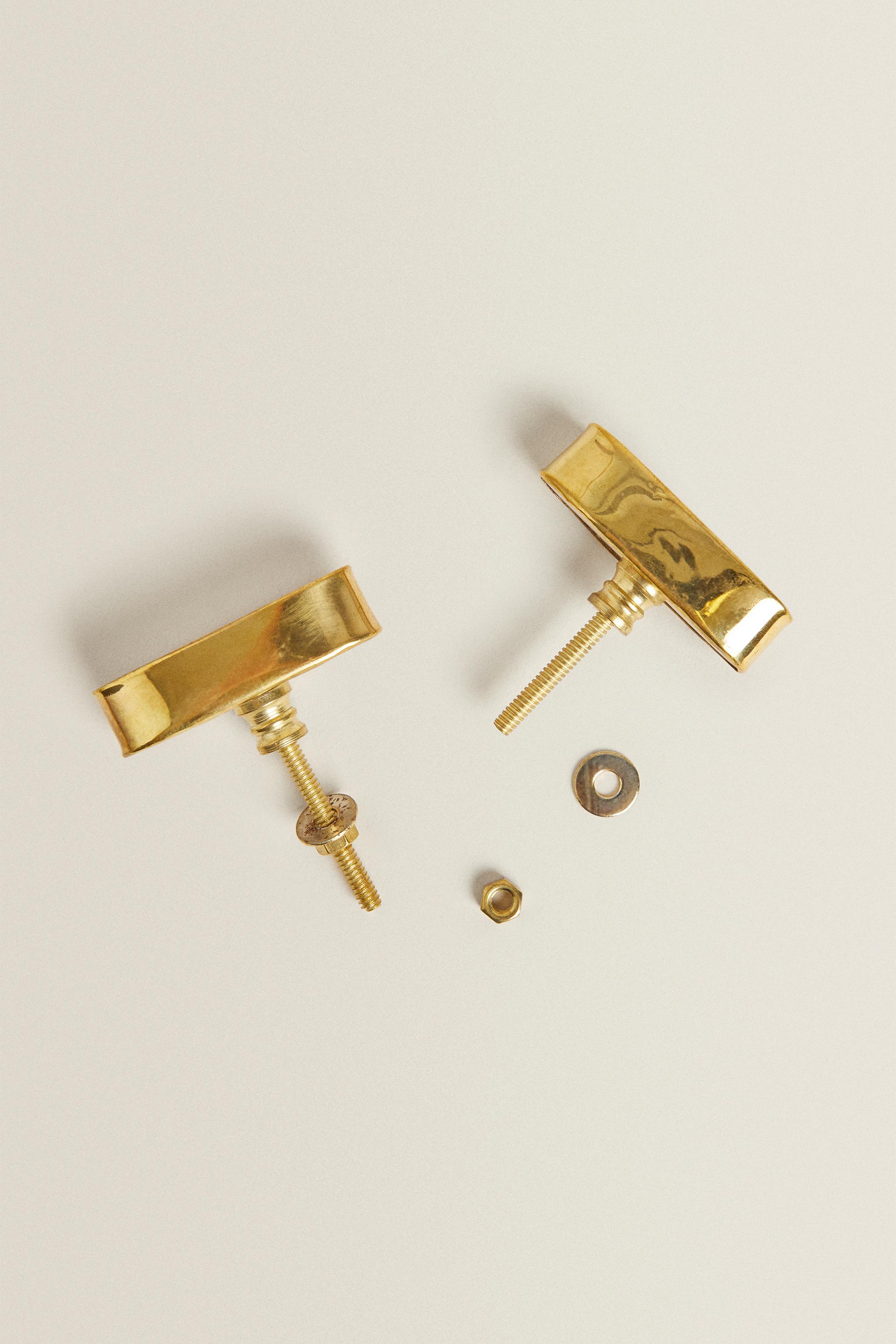 SET OF OVAL MARBLE KNOBS (SET OF 2)