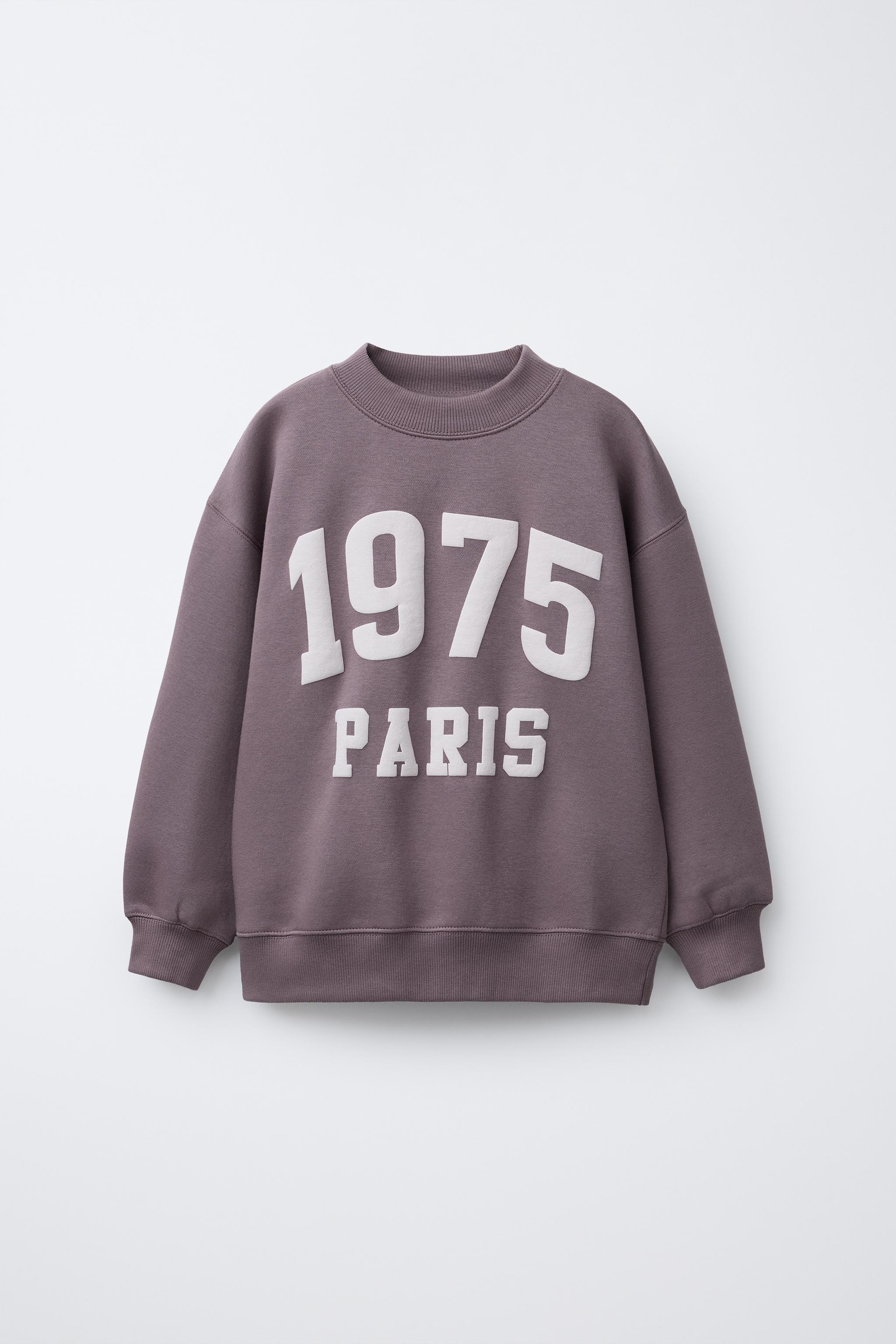 TEXT PRINT SWEATSHIRT