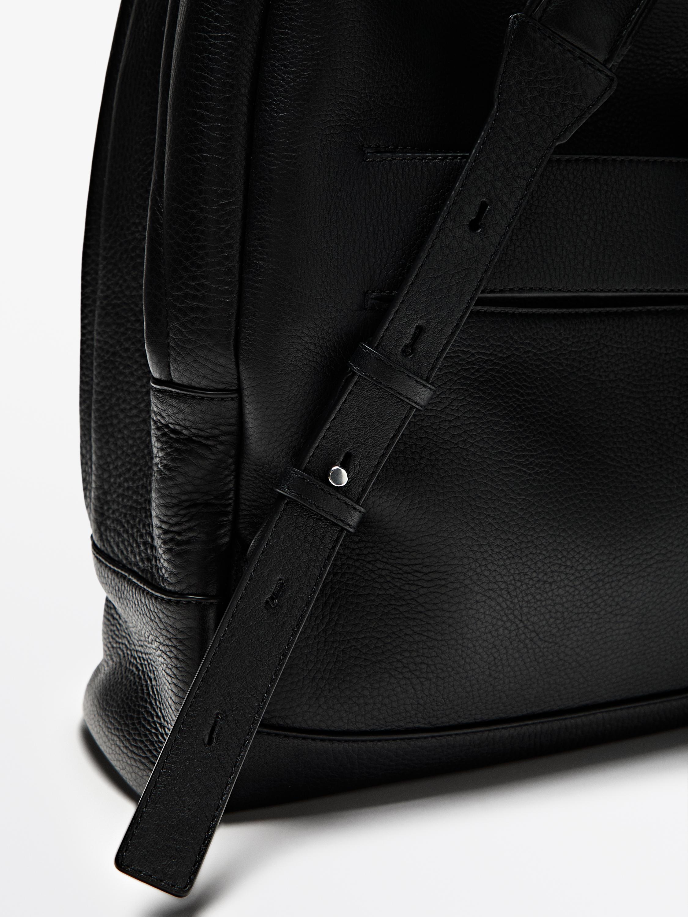 Nappa leather backpack