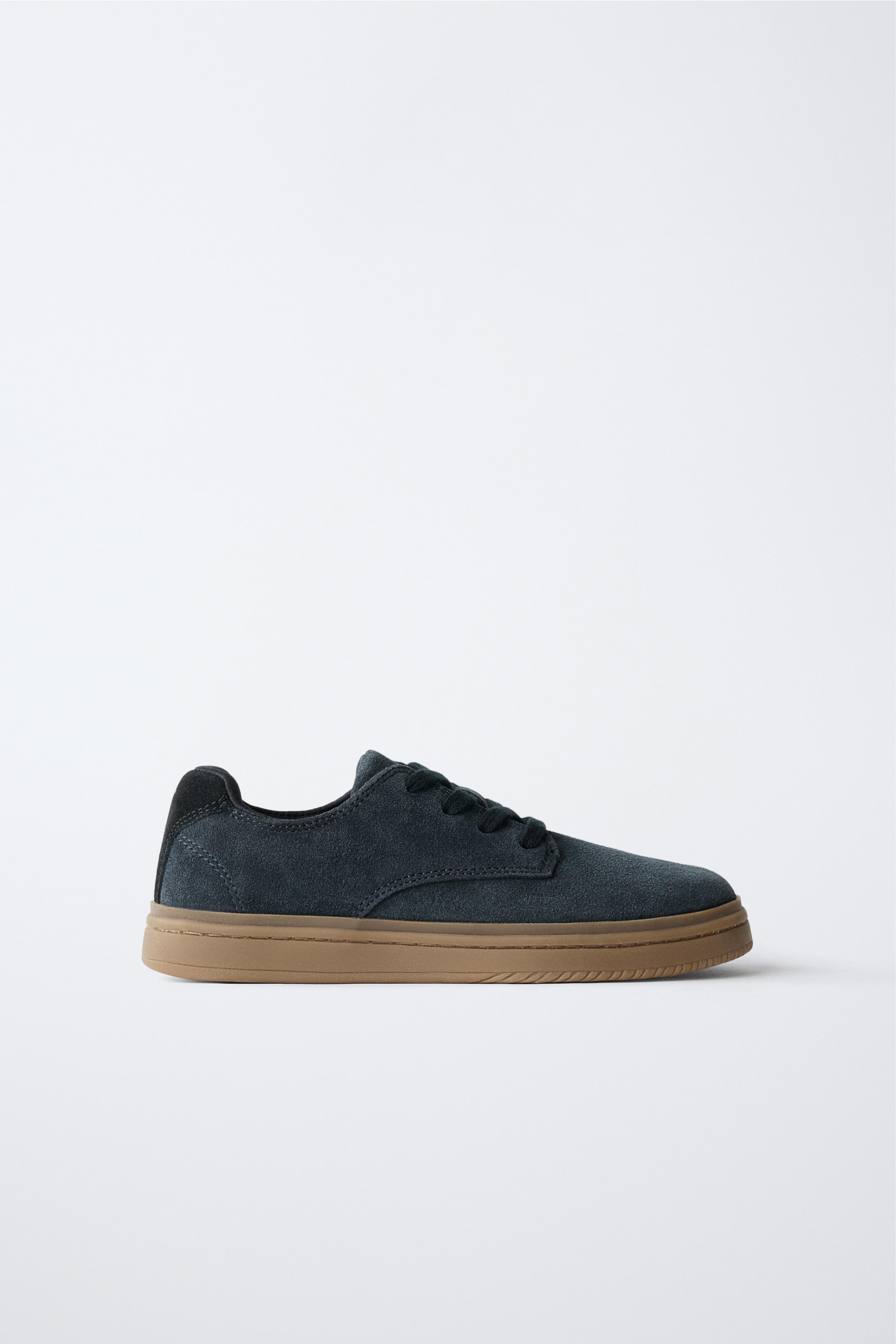 SPLIT LEATHER SPORT DERBY SHOES