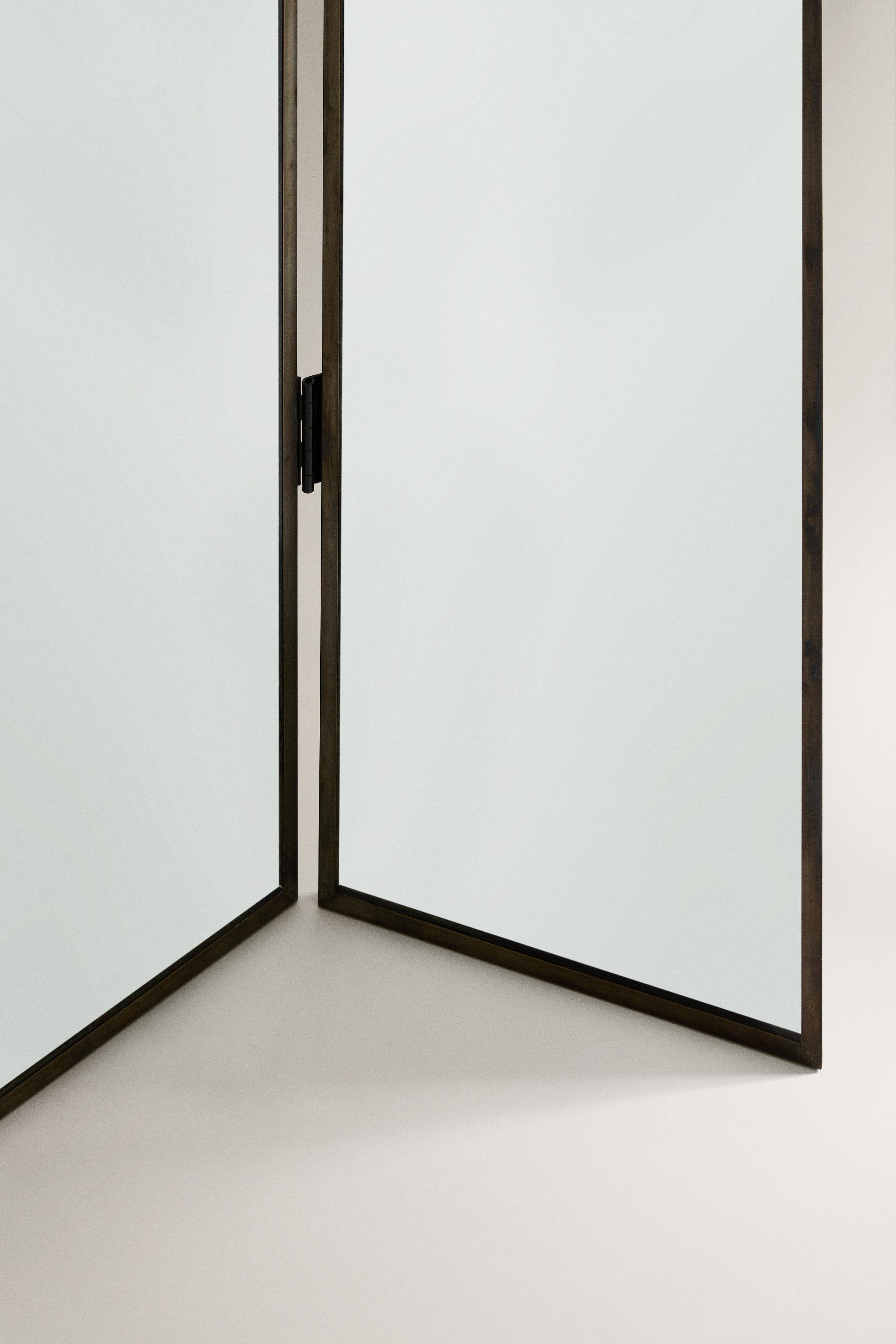 TRIPTYCH METAL MIRROR