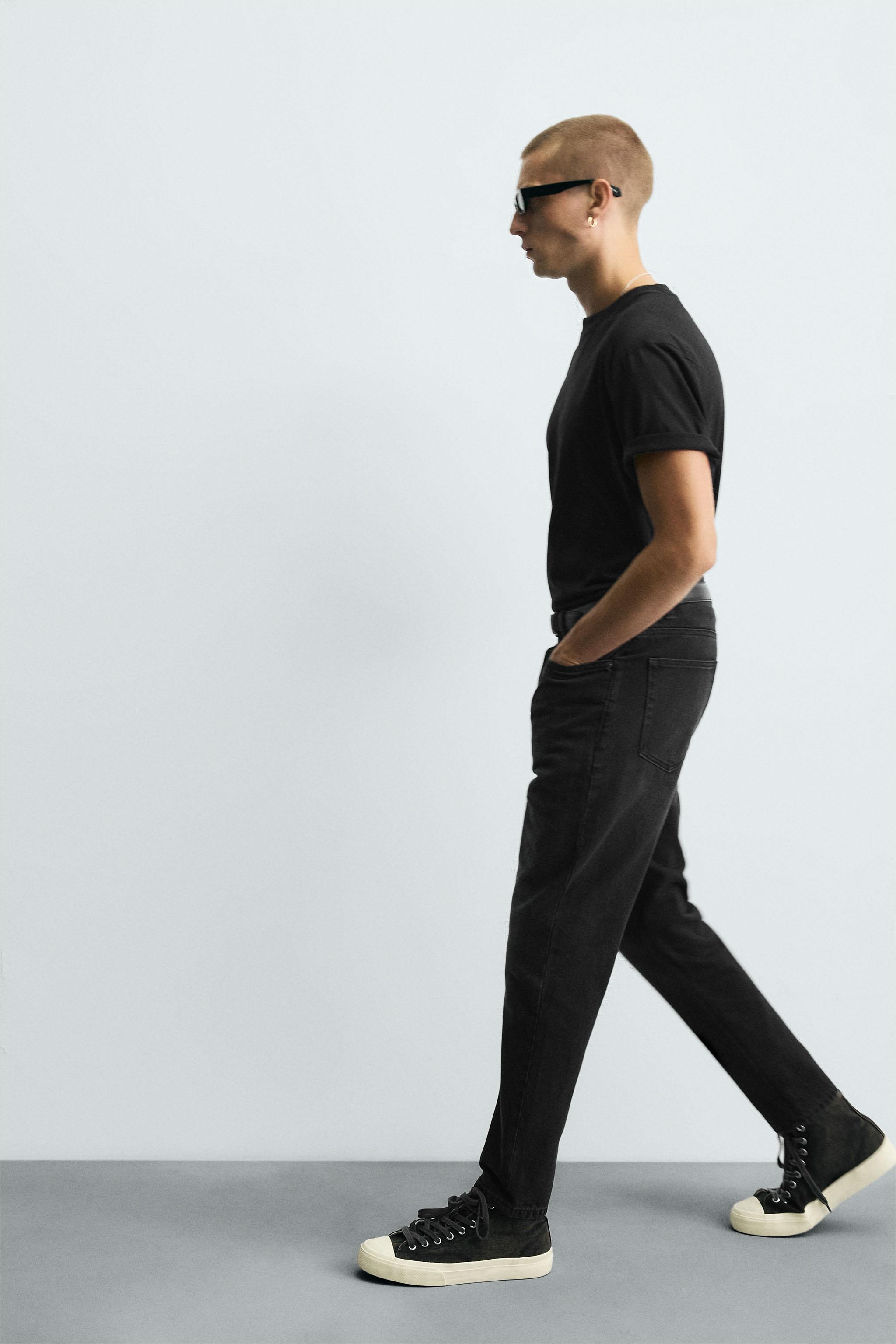 SLIM CROPPED FIT JEANS