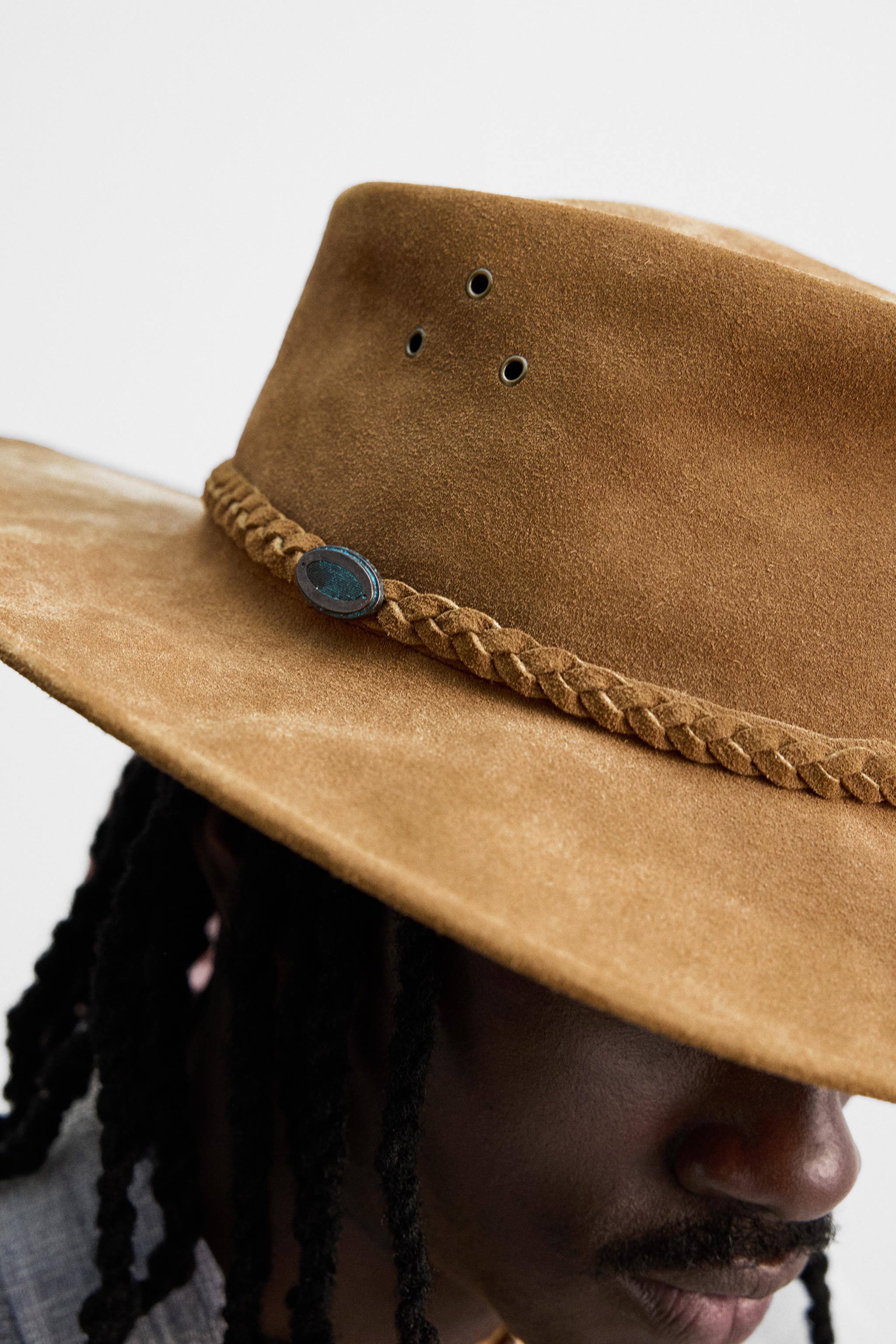 SUEDE LEATHER HAT