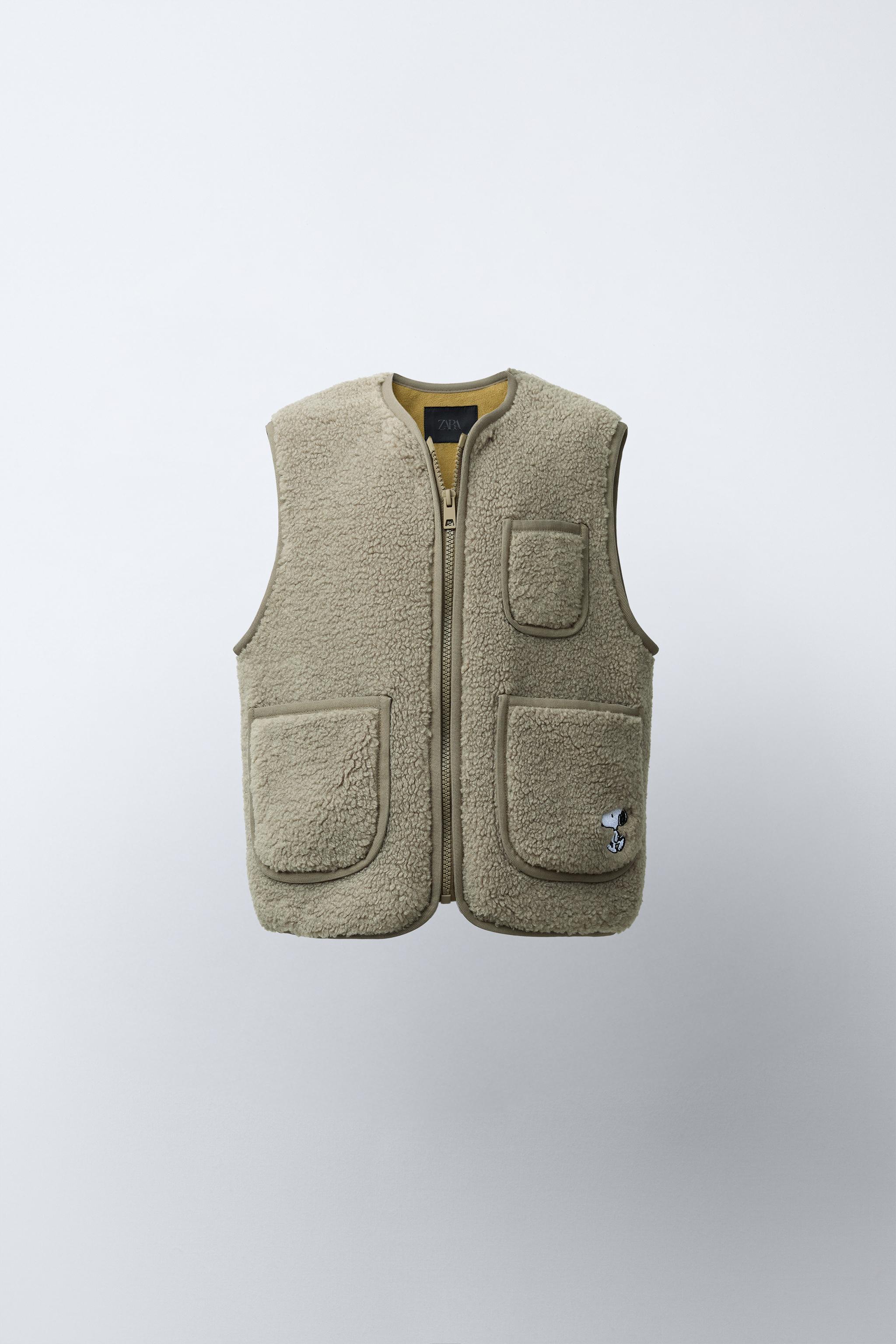 SNOOPY PEANUTS™ SHEARLING VEST