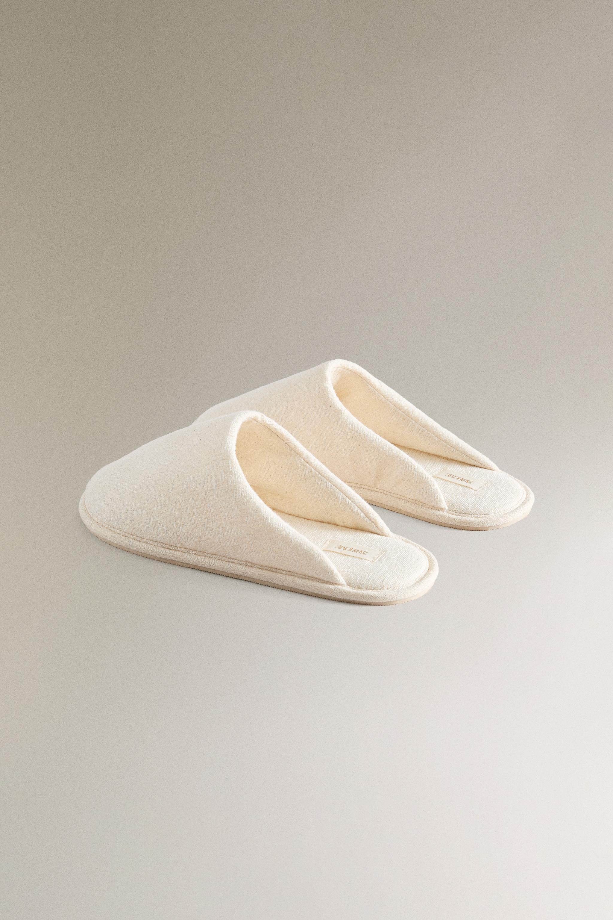 JACQUARD MULE SLIPPERS