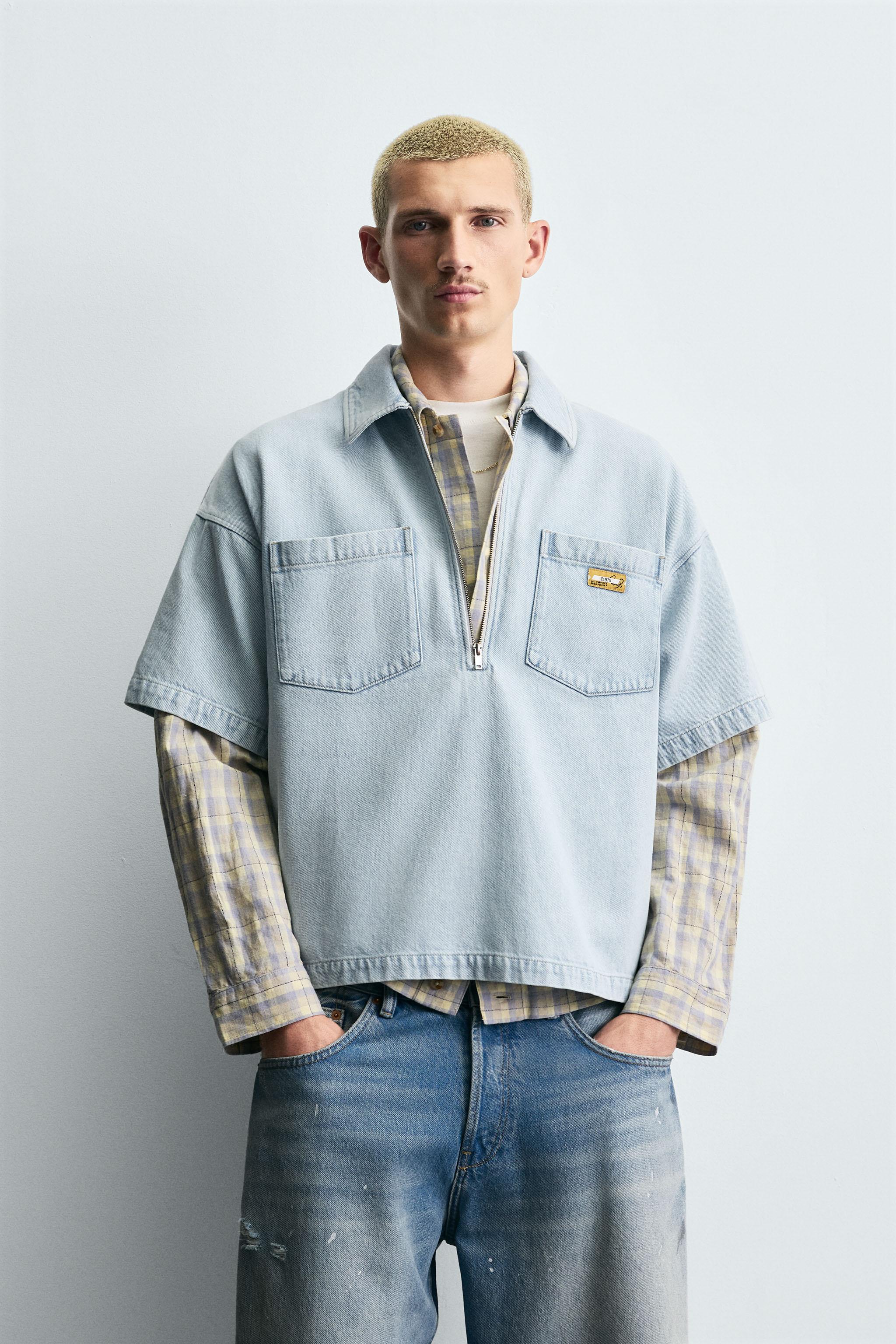 LIGHT DENIM POLO SHIRT