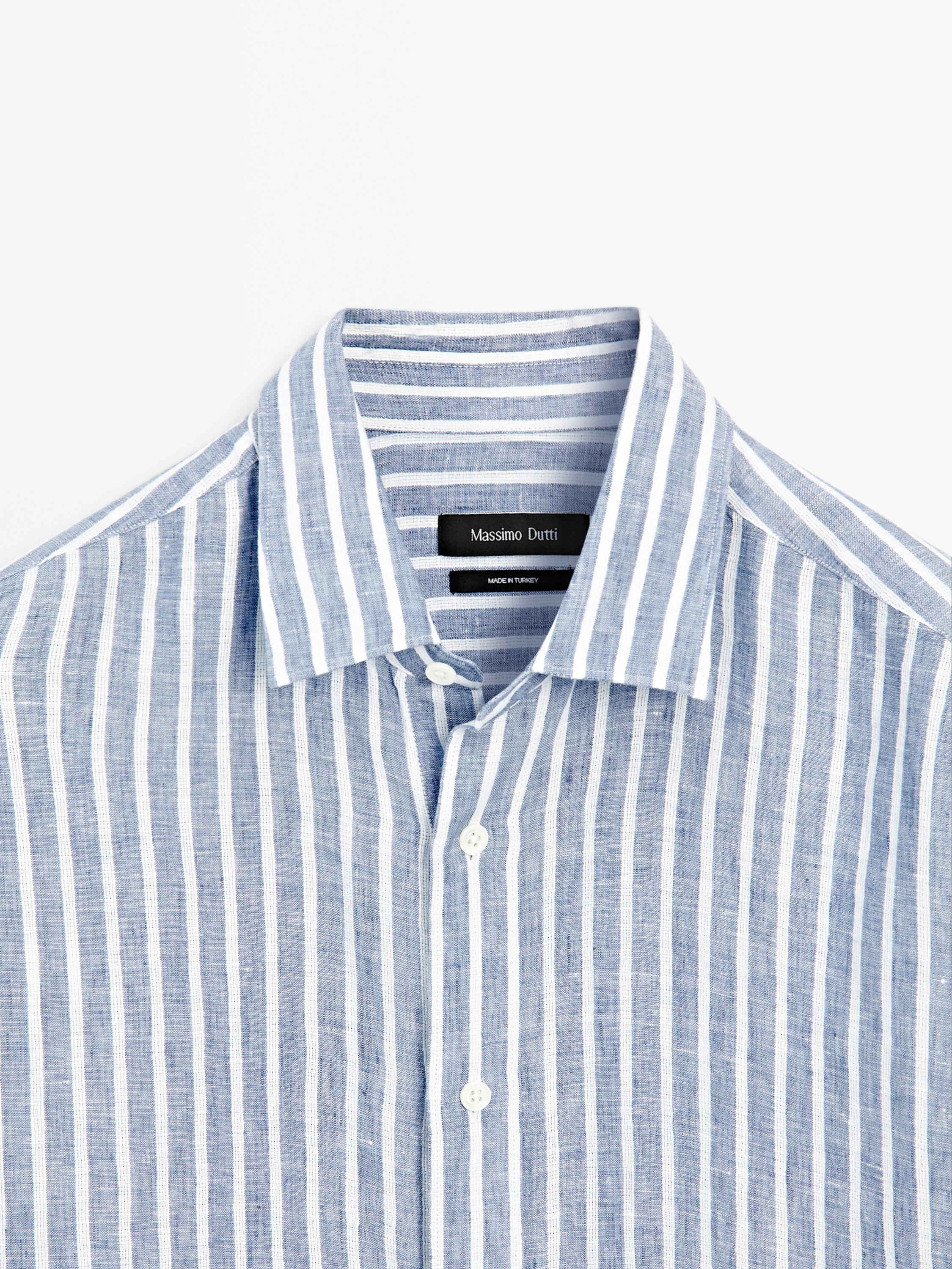 Regular fit striped shirt