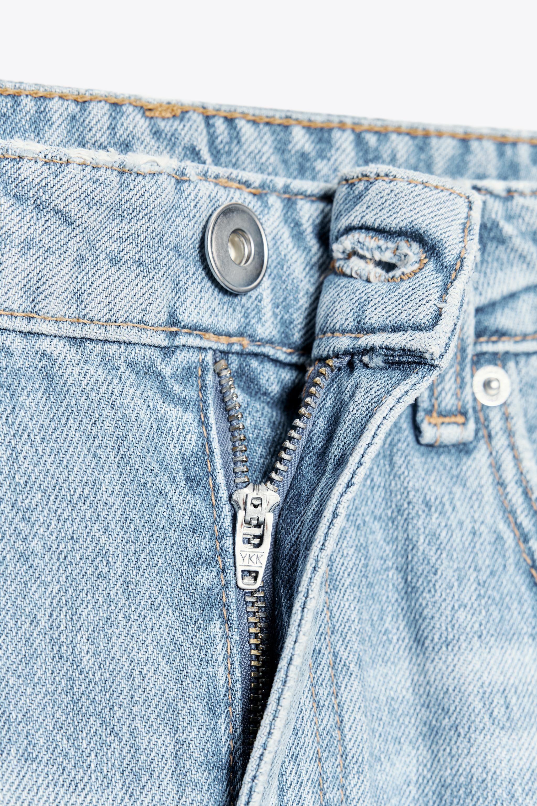 TRF MID-RISE BAGGY BALLOON JEANS