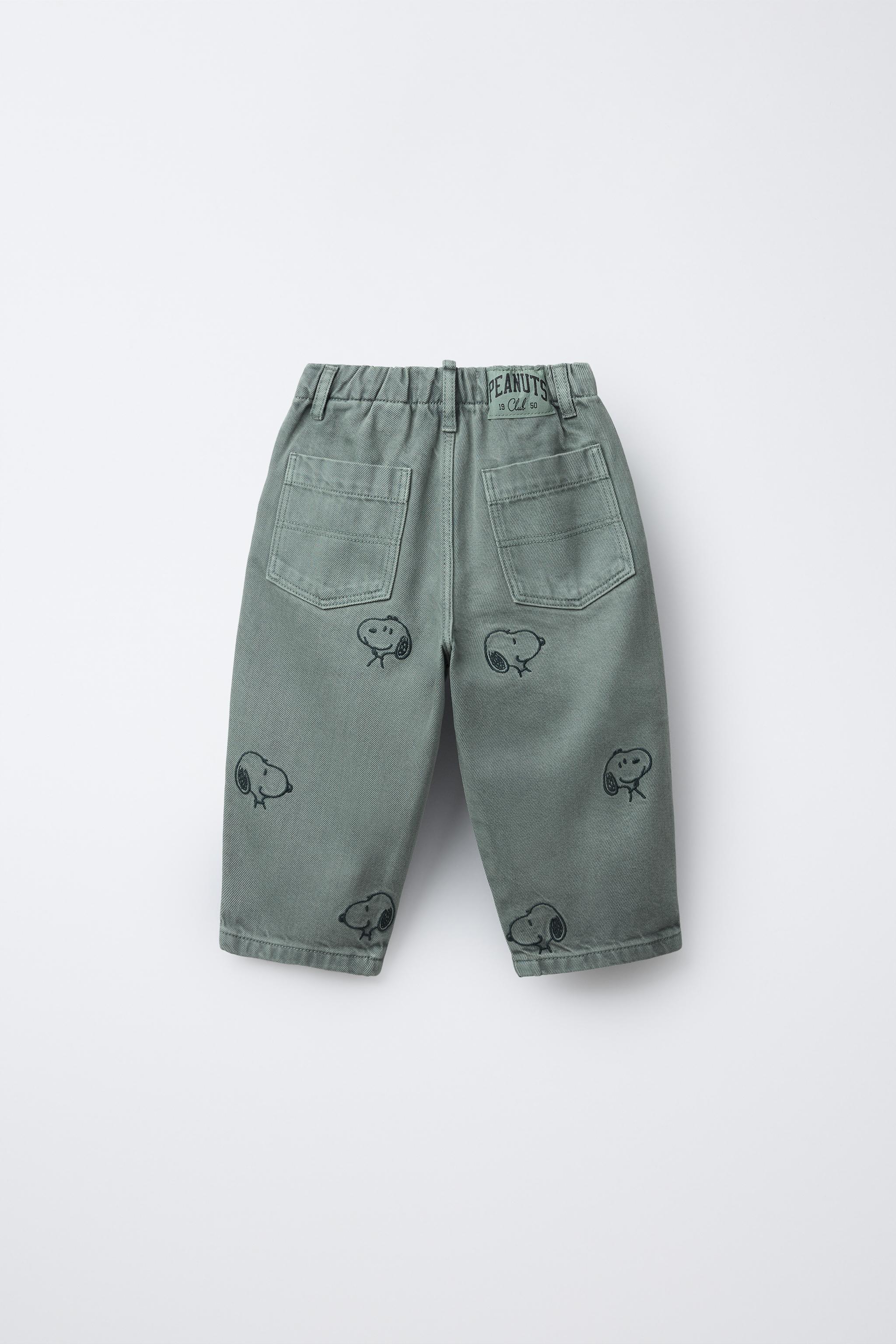 SNOOPY PEANUTS™ TWILL BAGGY PANTS