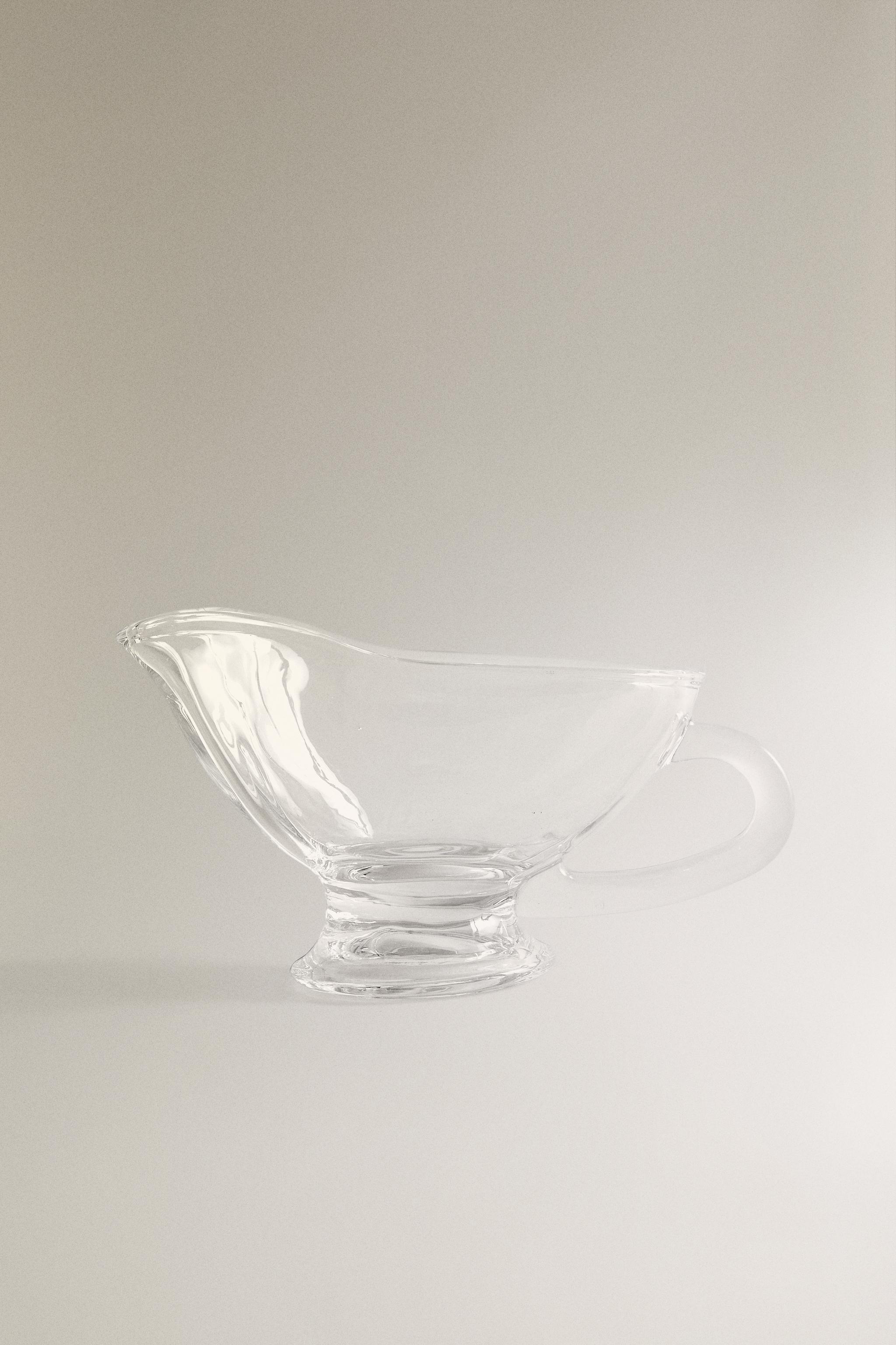GLASS SAUCE PITCHER