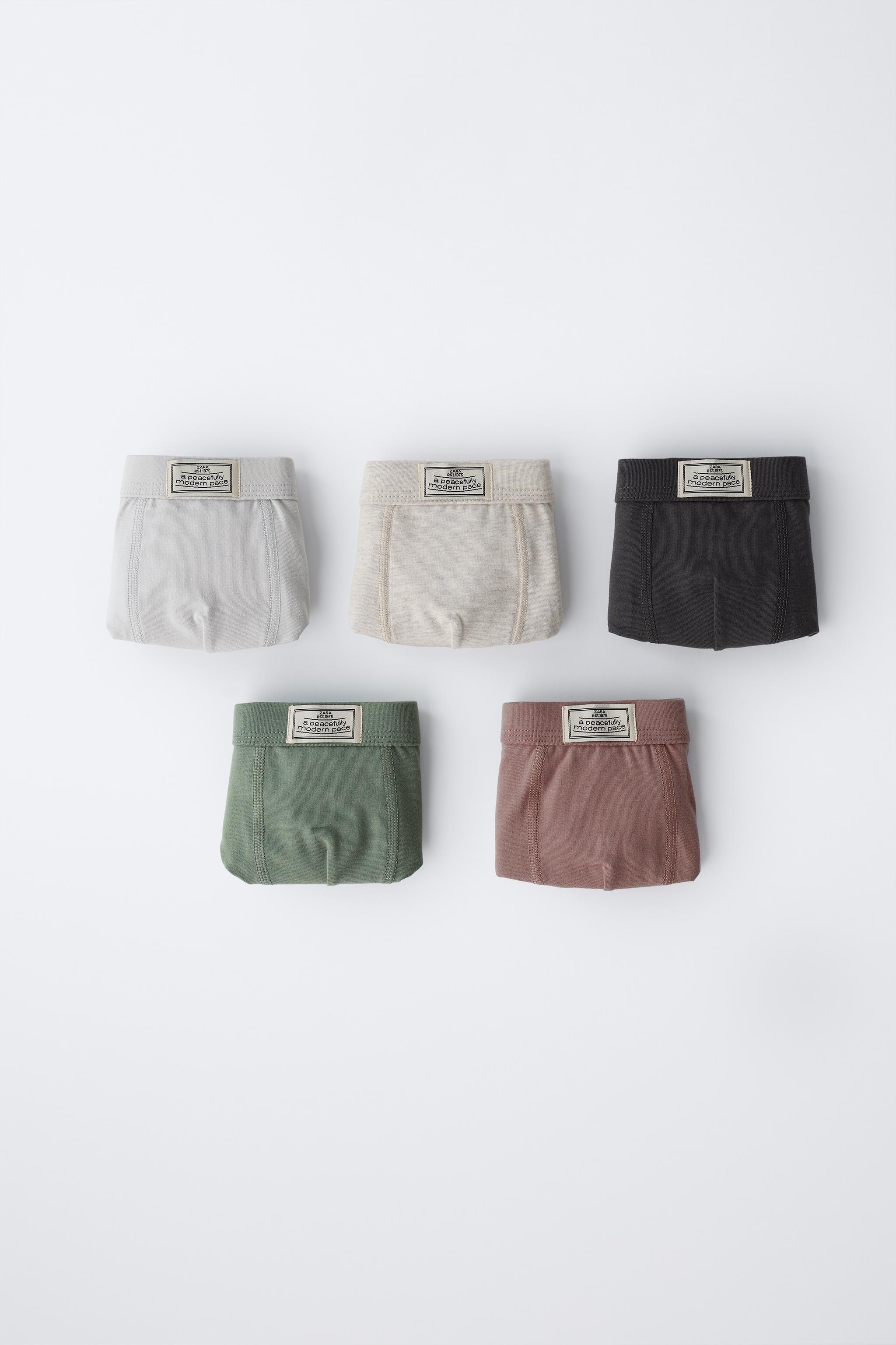 AGES 3-6 / FIVE-PACK OF BOXERS WITH LABEL