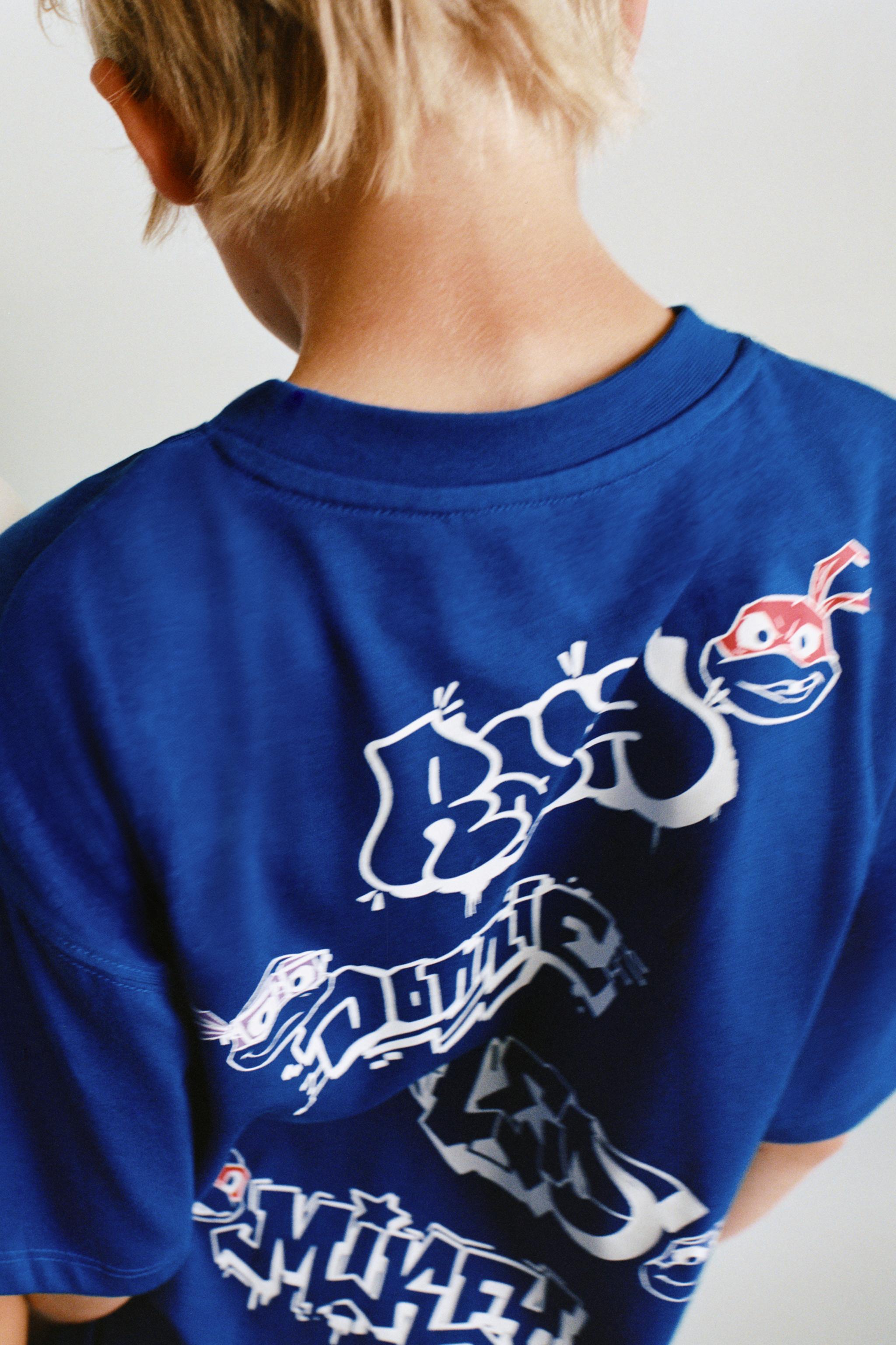 TEENAGE MUTANT NINJA TURTLES © VIACOM PRINTED T-SHIRT