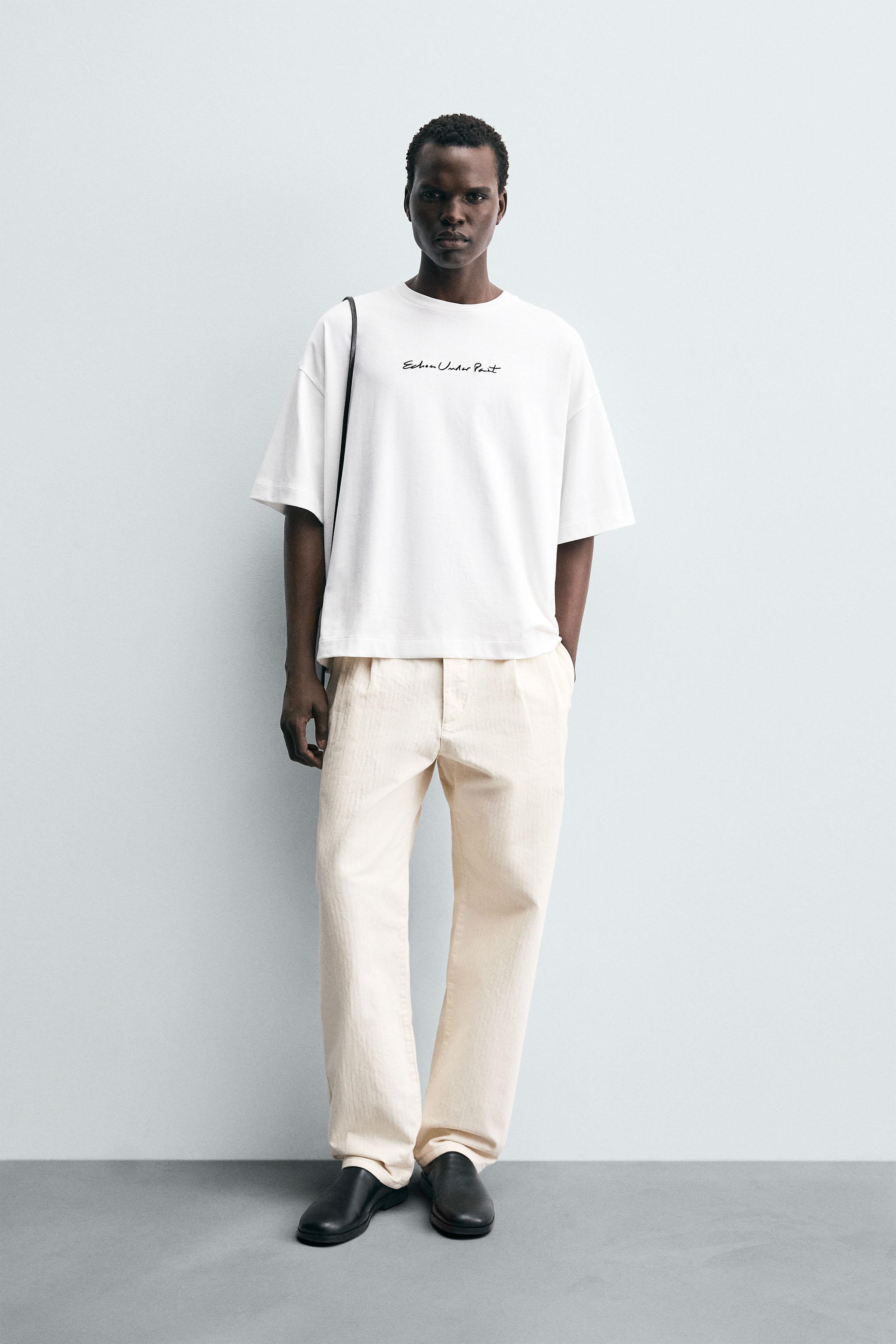 ABSTRACT PRINT T-SHIRT