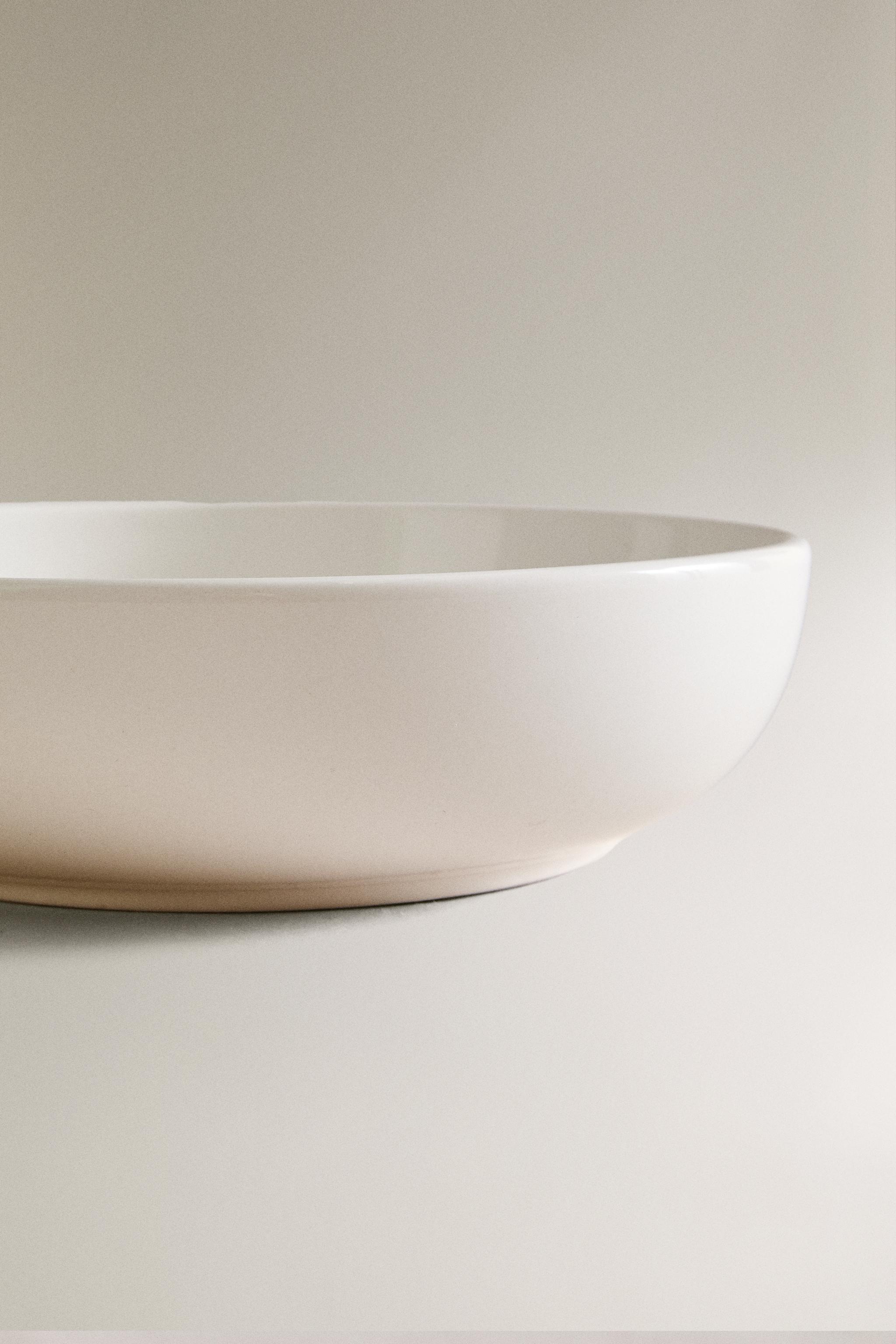 STONEWARE SOUP PLATE