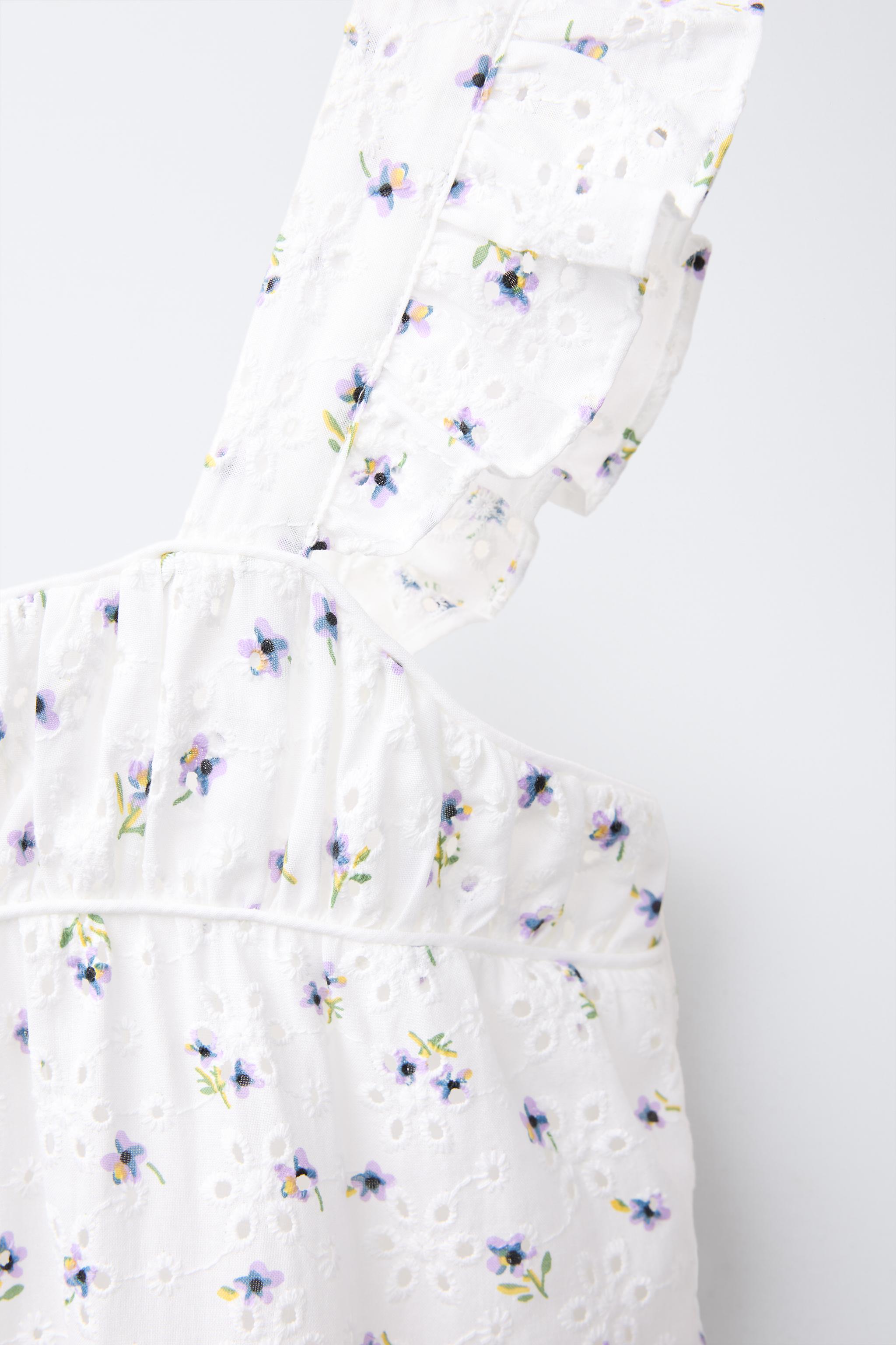 EMBROIDERED FLORAL DRESS
