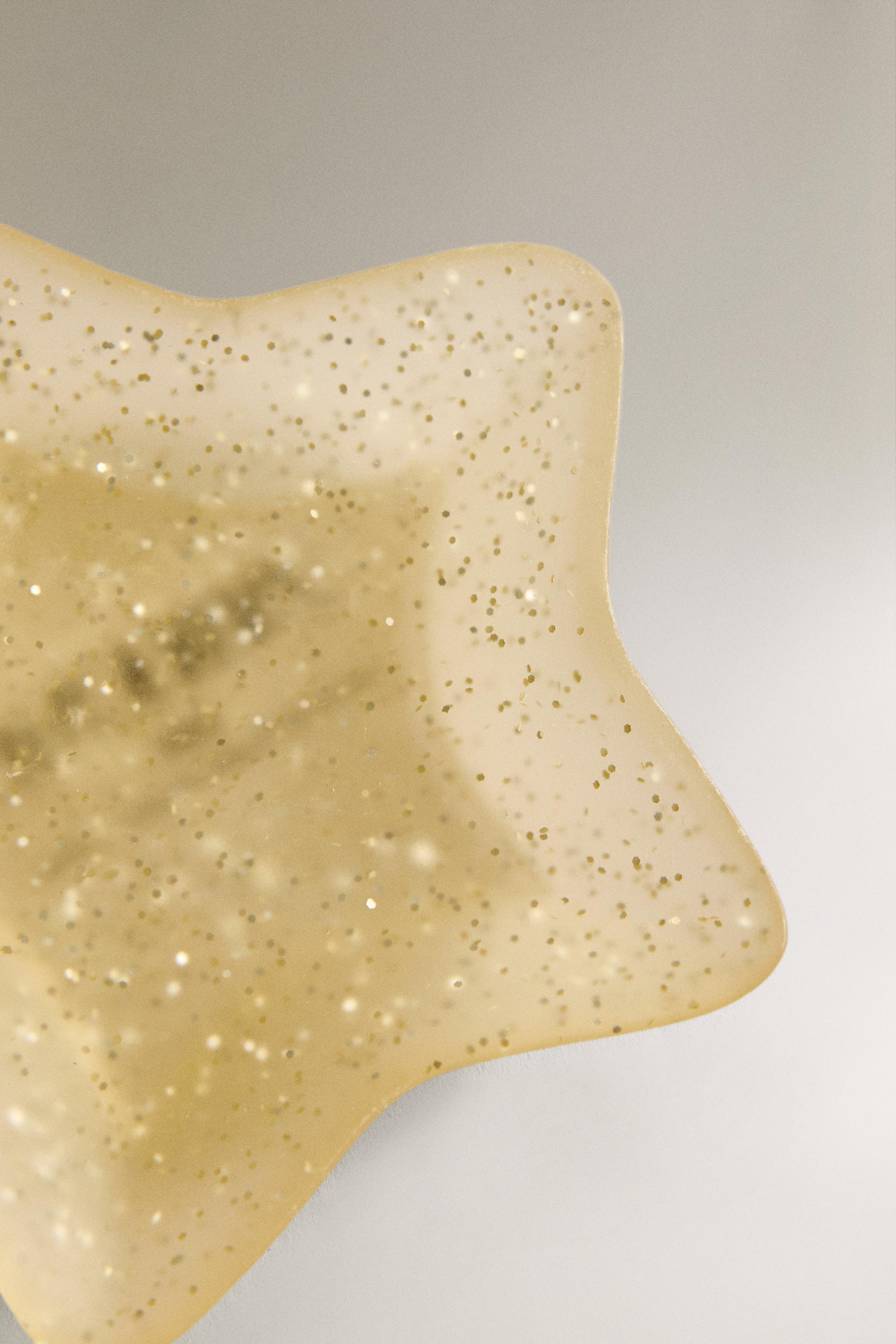 CHILDREN'S GLITTER STAR SOAP DISH