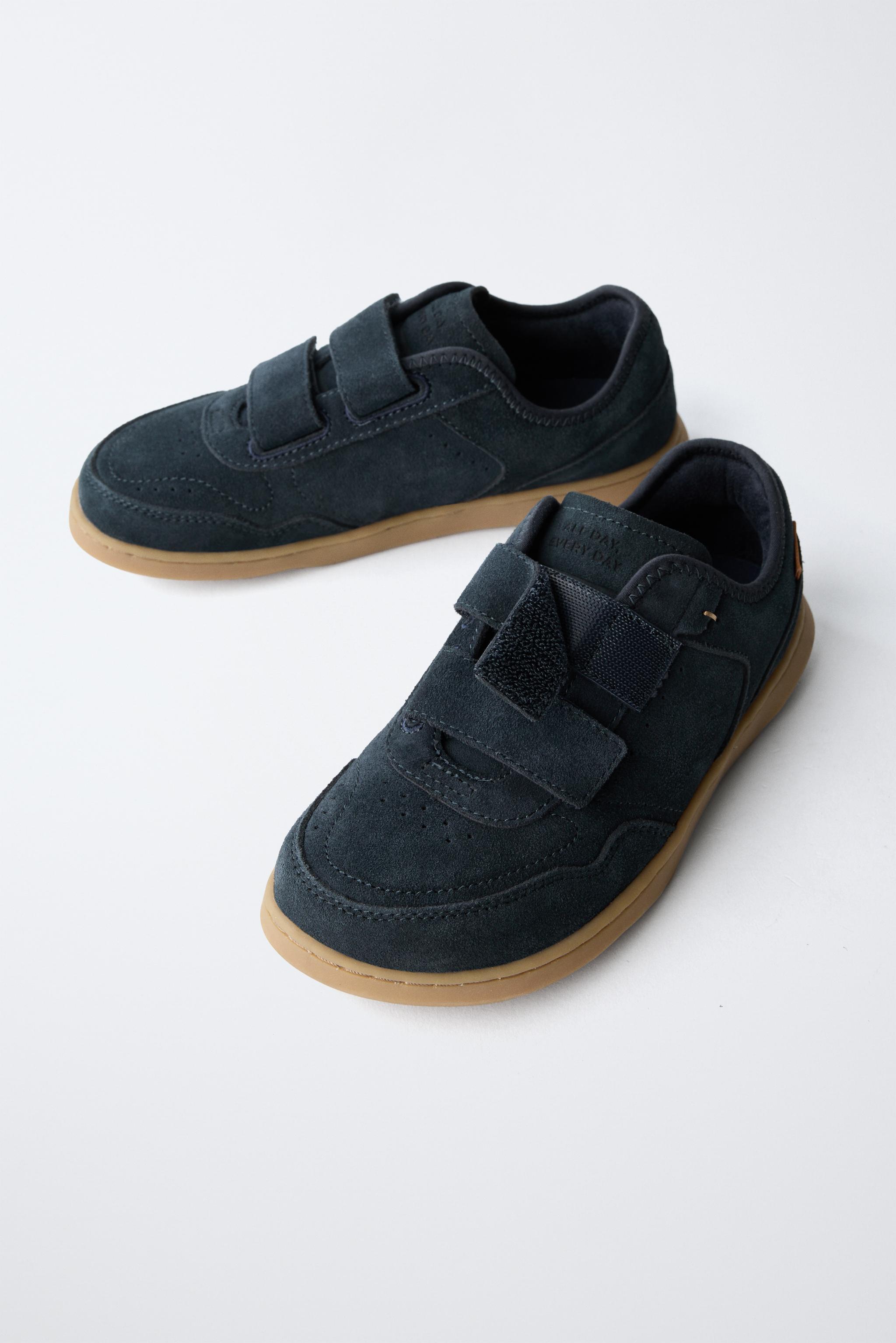 BAREFOOT SPLIT LEATHER SNEAKERS