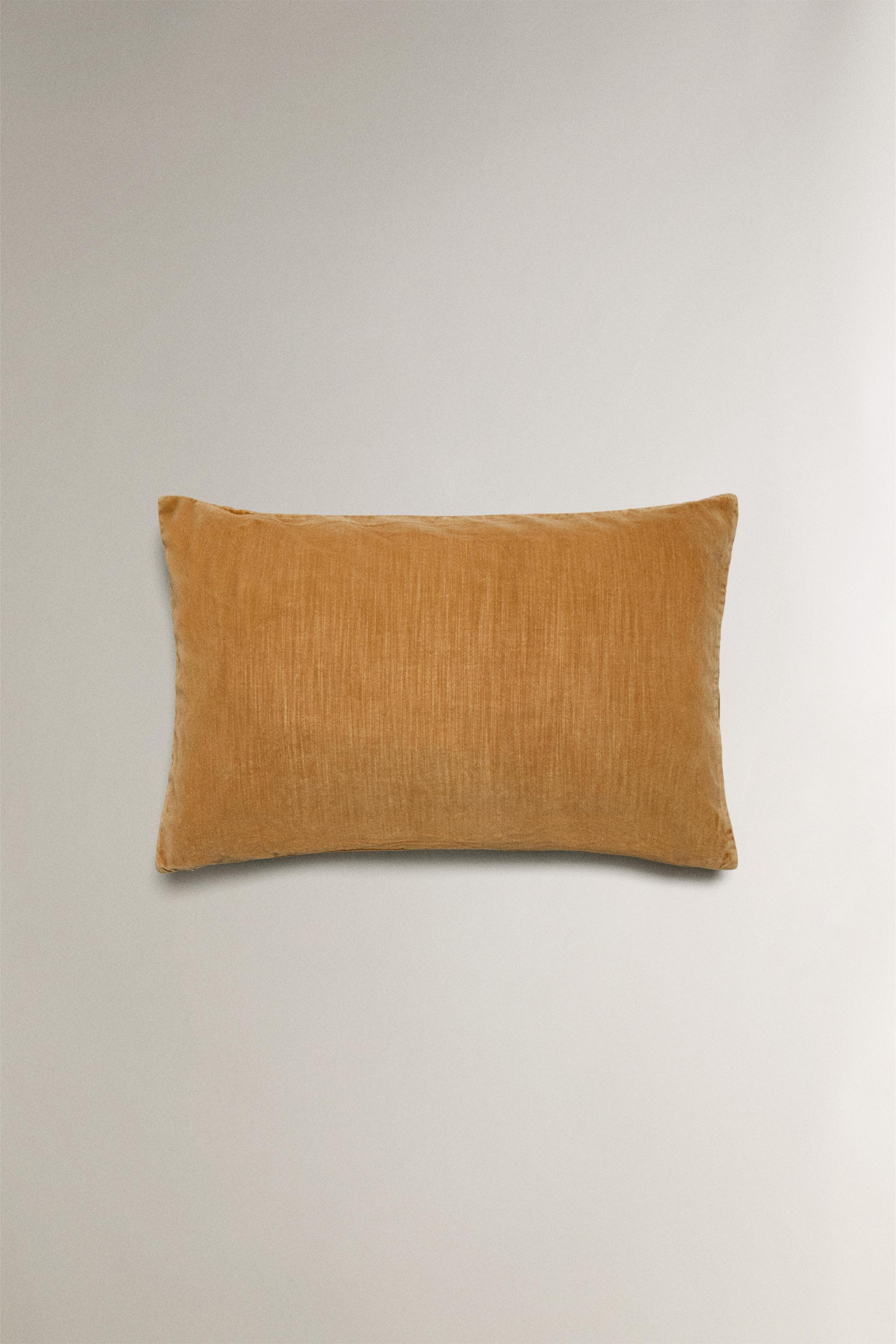 VELVET THROW PILLOW COVER