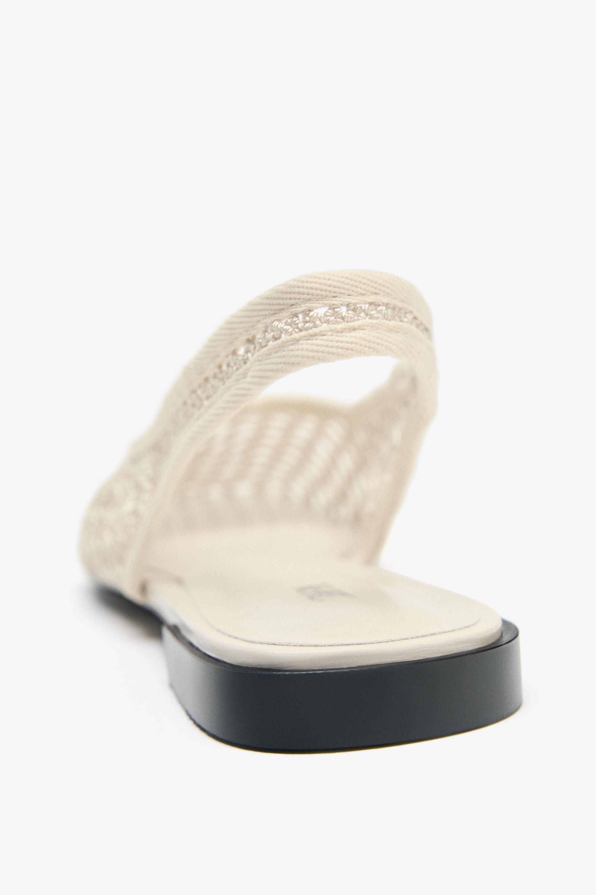 MESH SLINGBACK BALLET FLATS