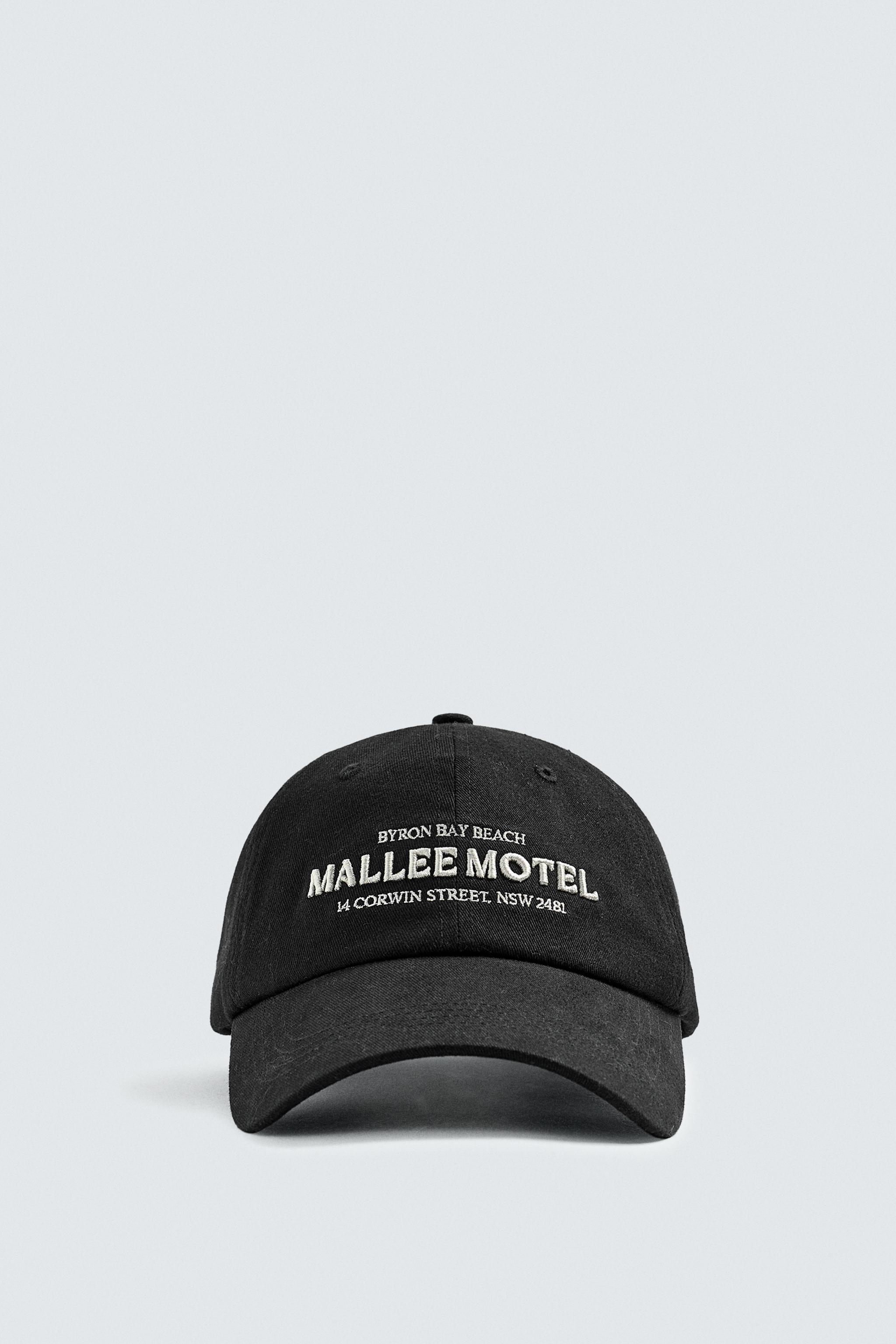 EMBROIDERED TEXT CAP