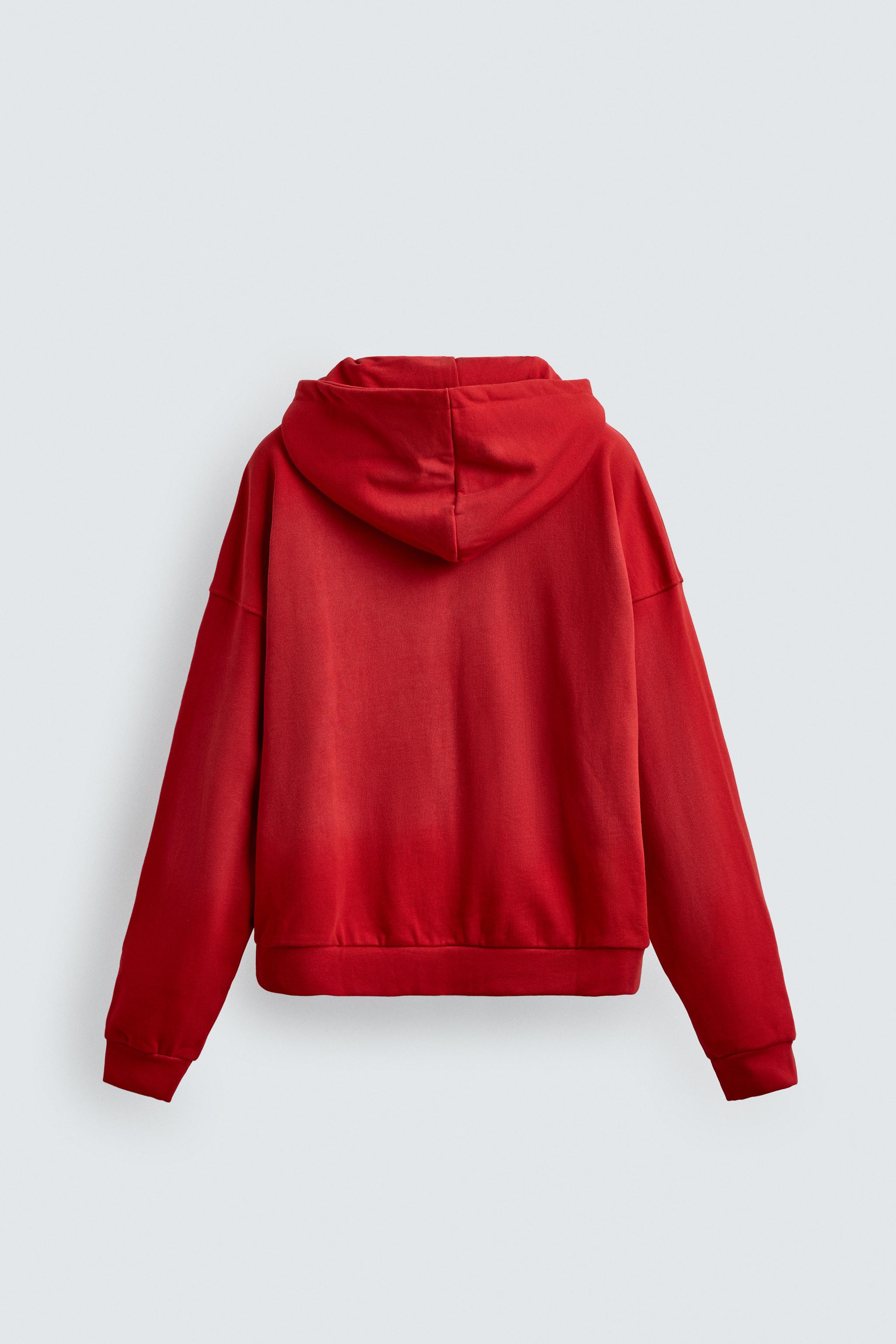 SPRAY WASH ZIP SWEATSHIRT