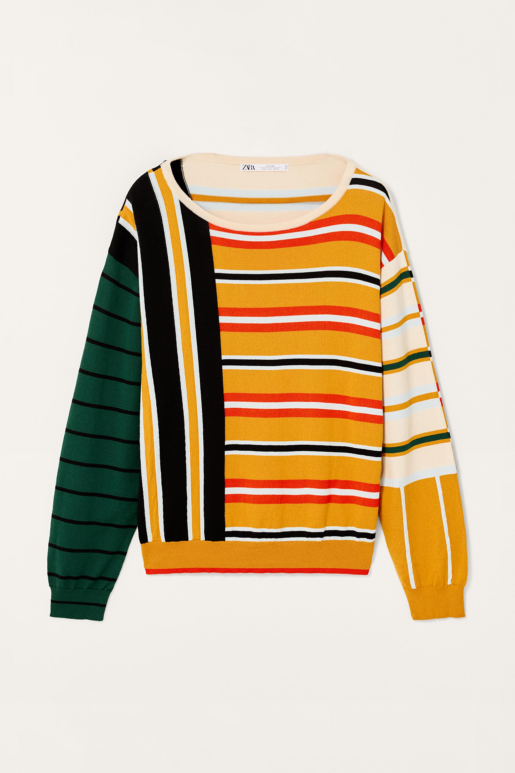 LIMITED EDITION COMBINATION STRIPED SWEATER