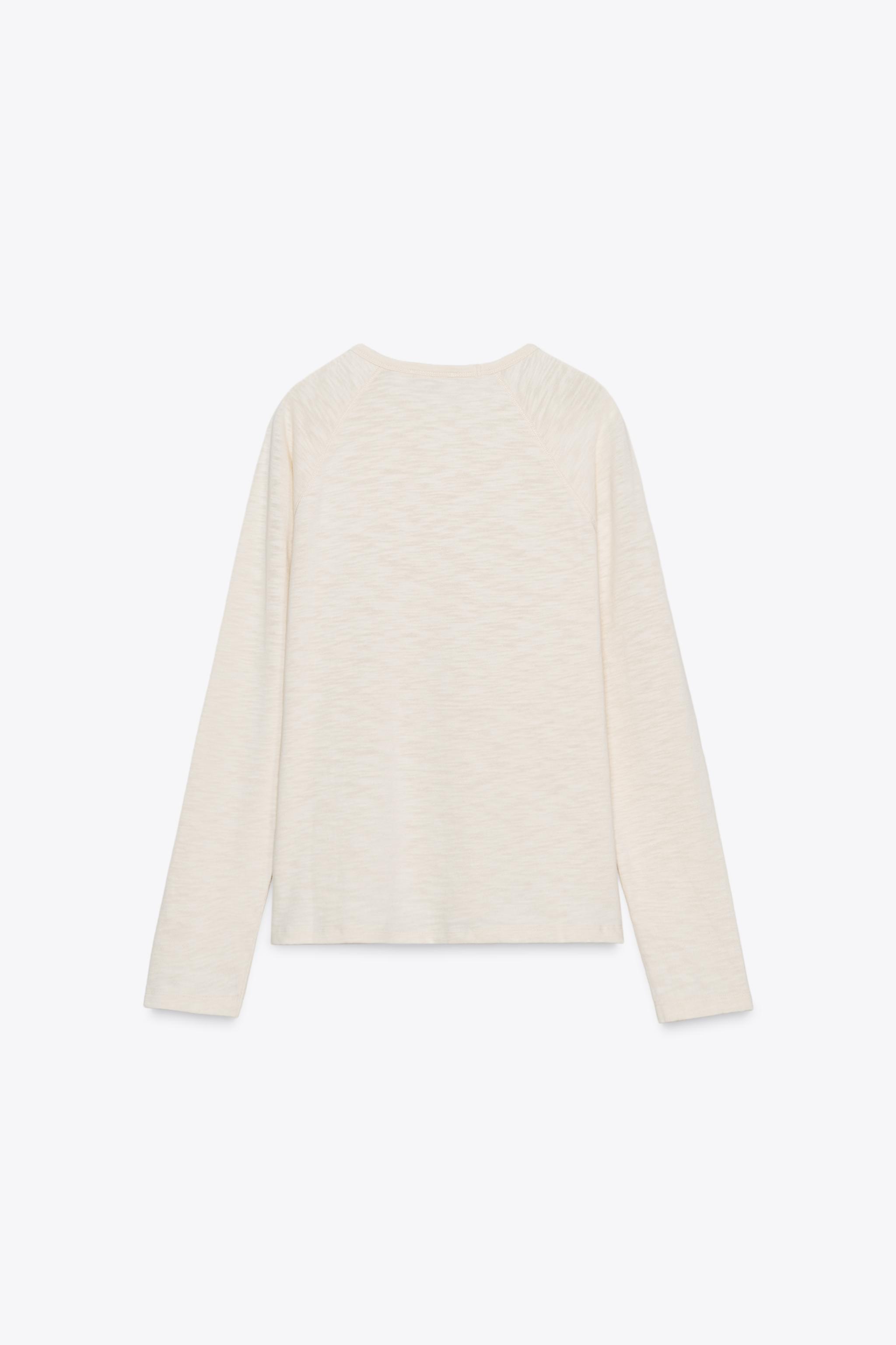 COTTON RAGLAN SLEEVE T-SHIRT